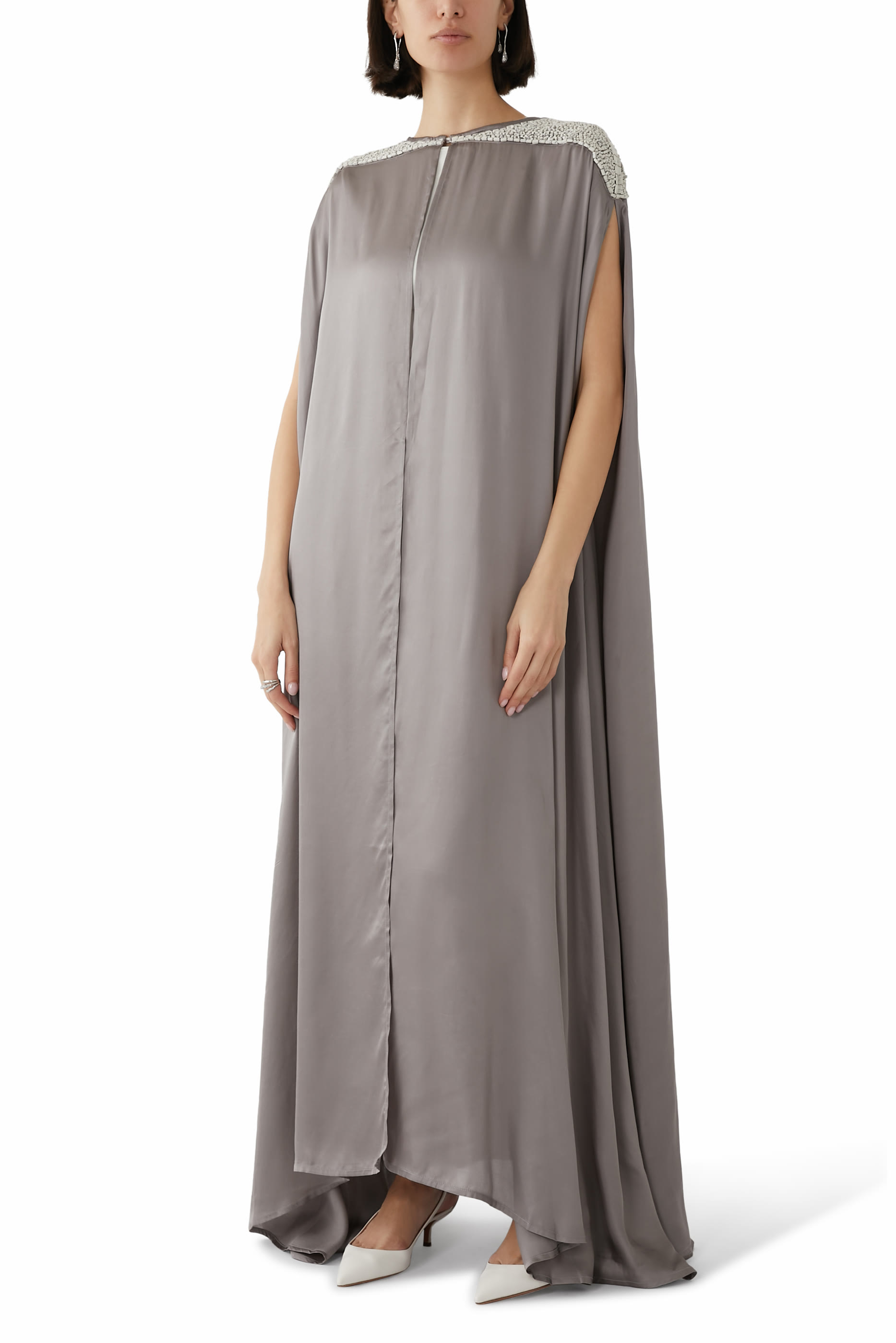 Embellished Shoulder Kaftan