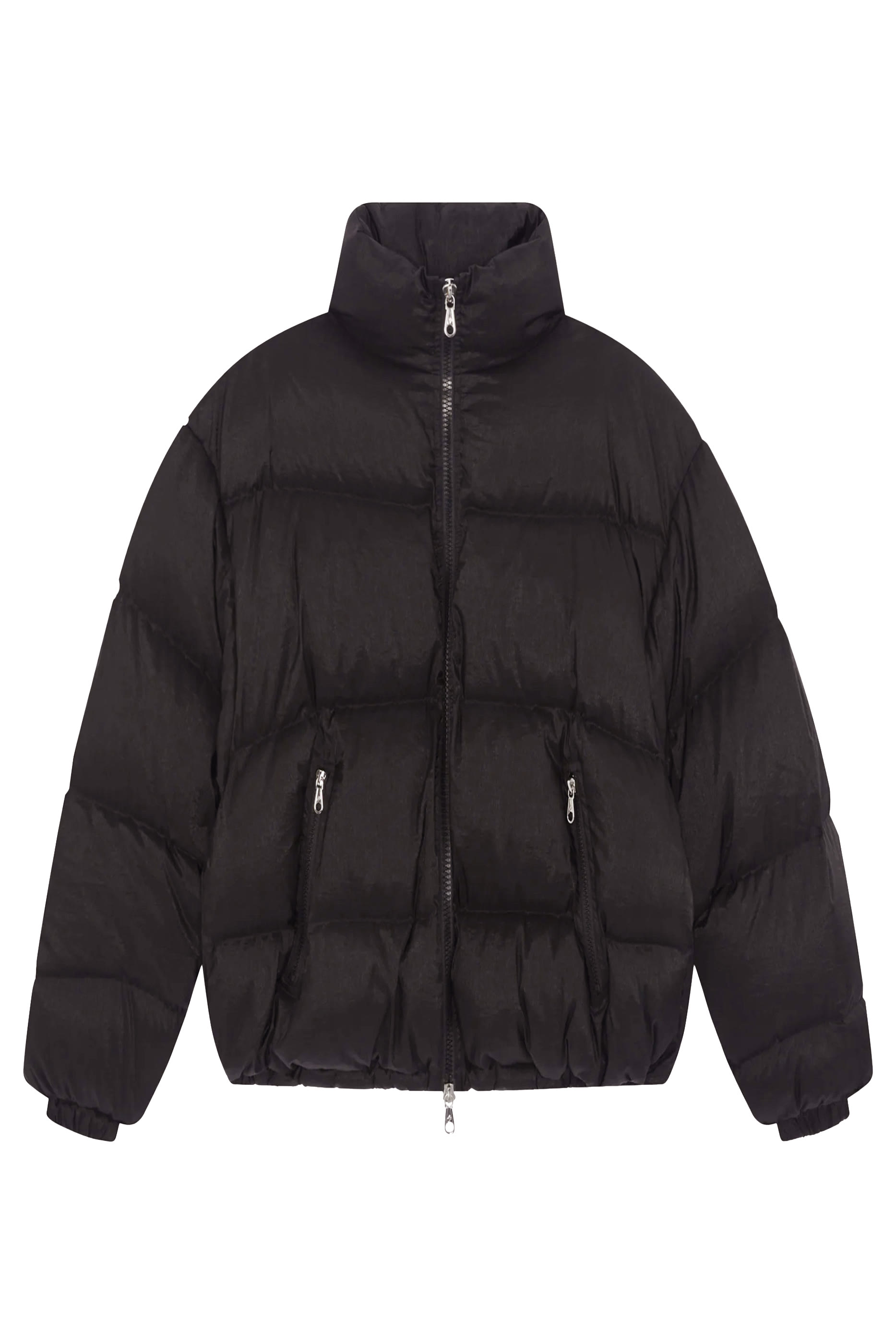 Cropped Nylon Ripstop Puffer Jacket