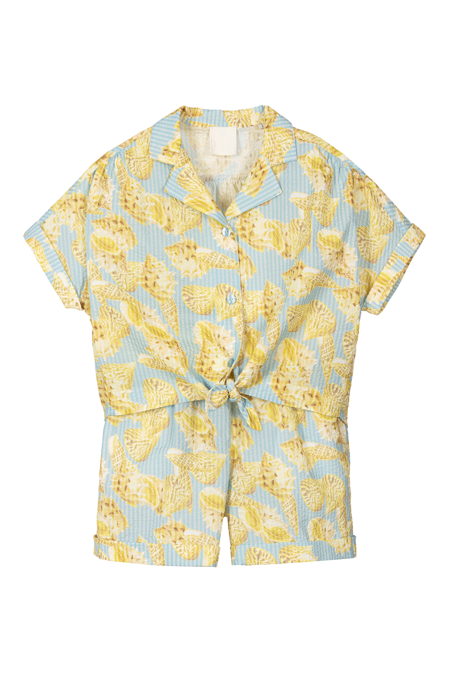 Kids Printed Shirt and Shorts Set