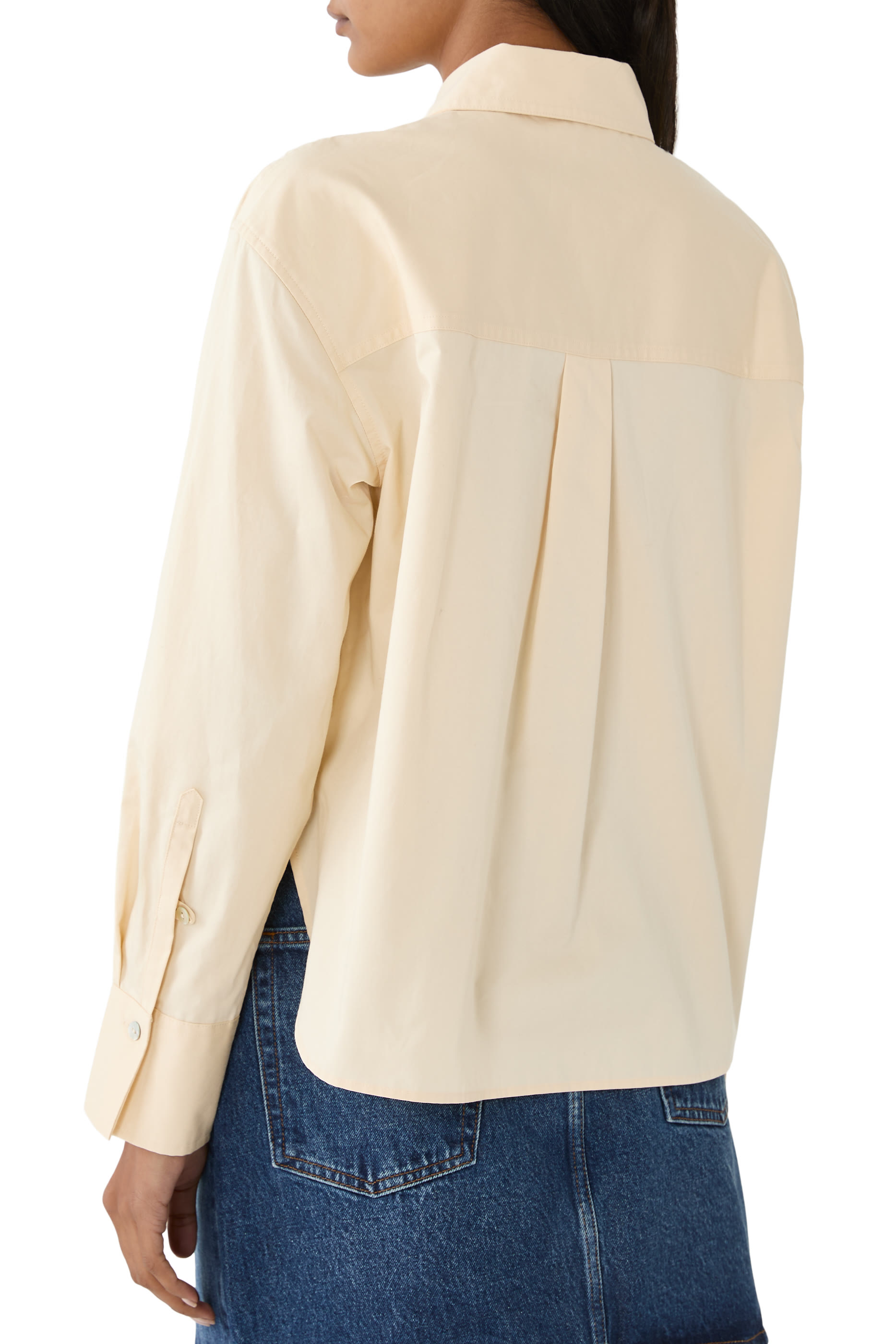 Cropped Long Sleeve Shirt