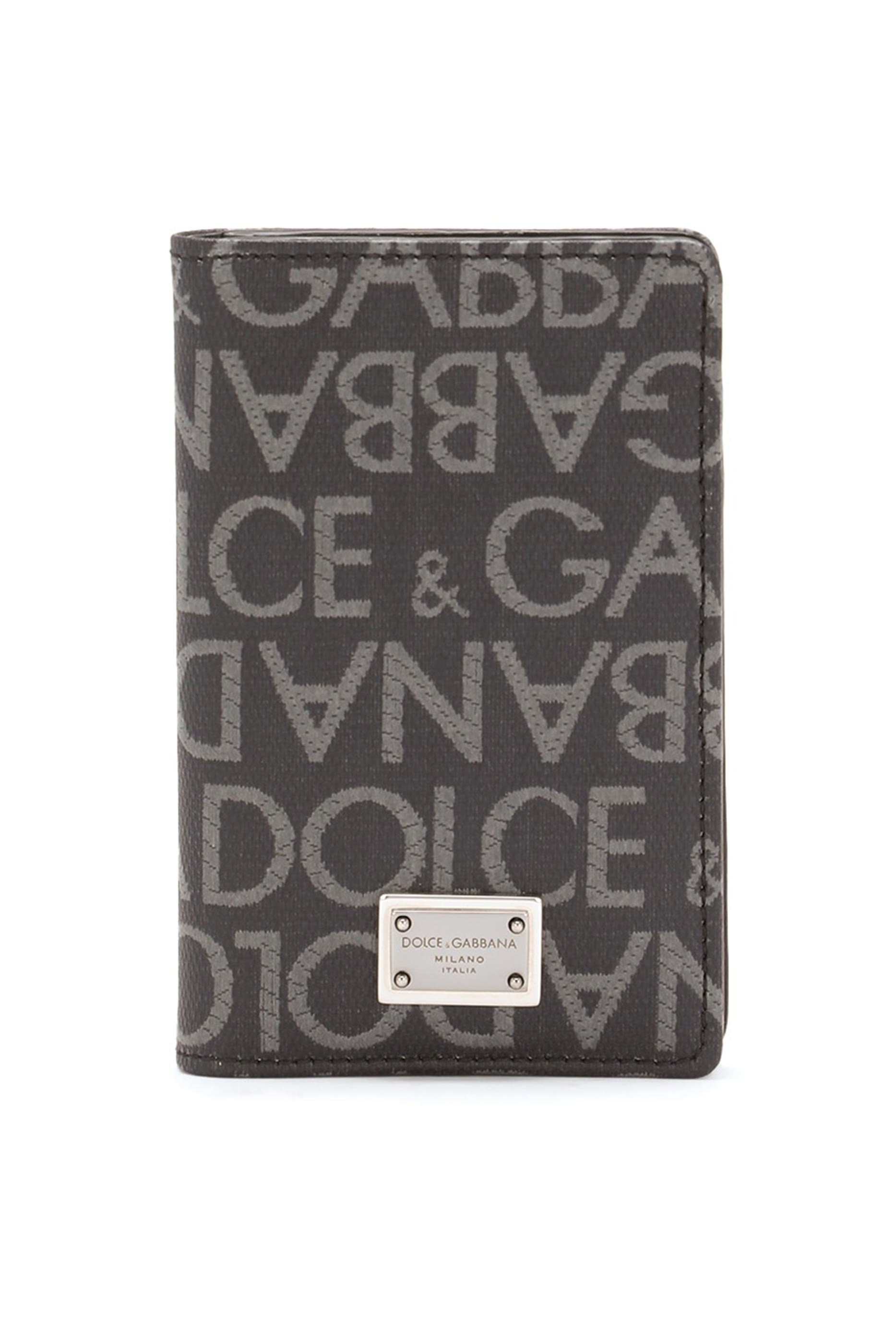 Coated Jacquard Bifold Card Holder