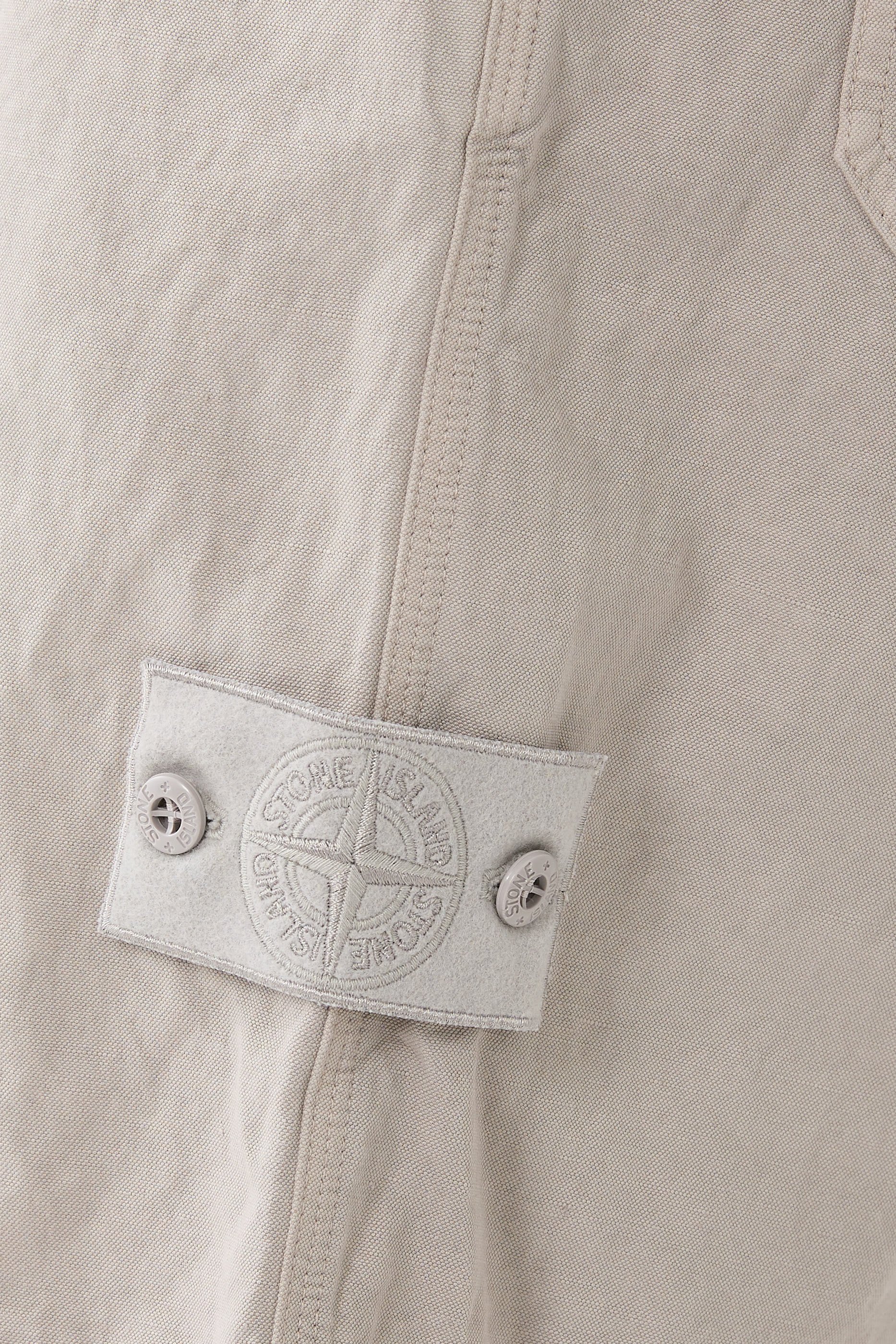 Cotton Linen Canvas S.I. Ghost Bermuda Shorts