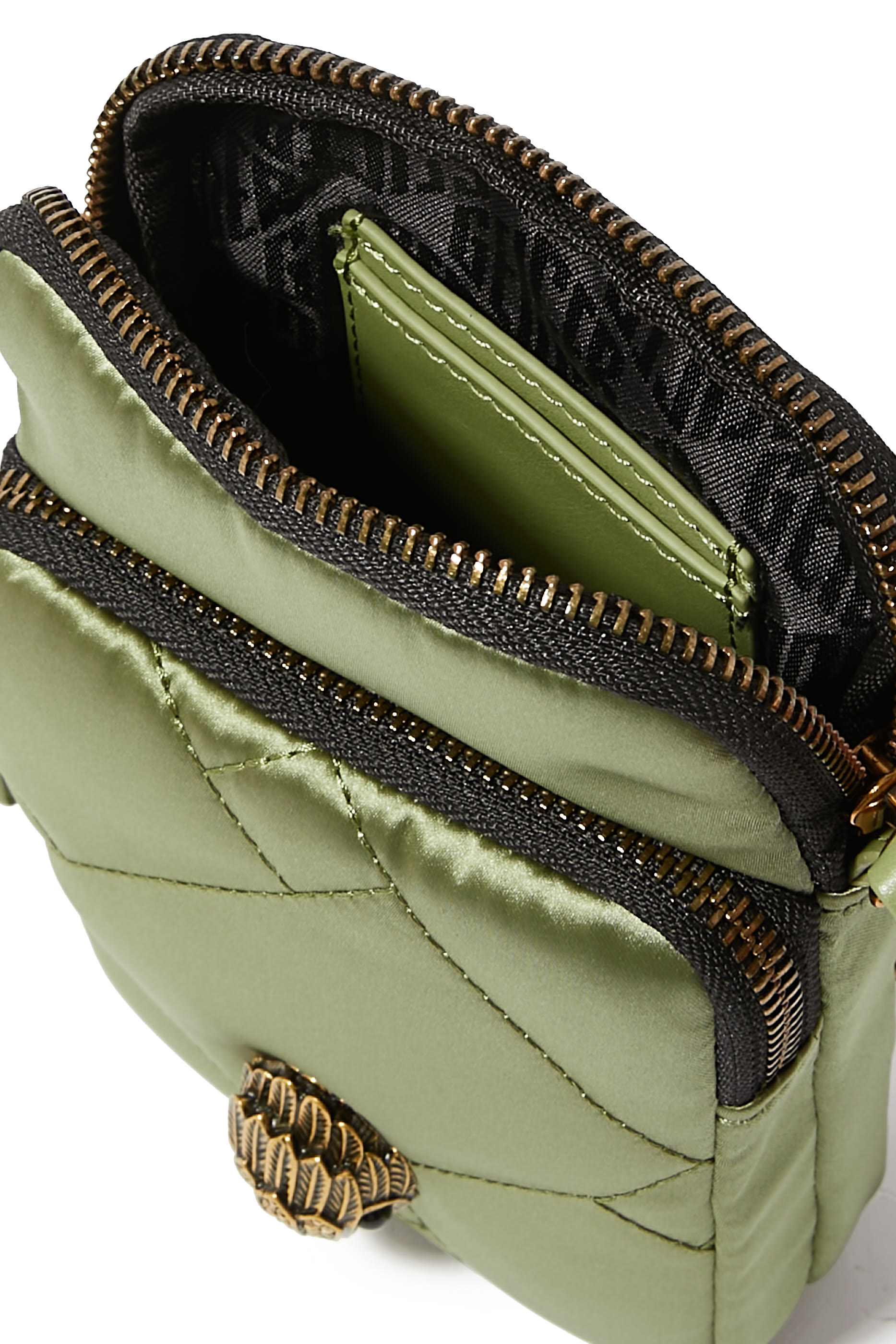 Recycled Nylon Multi Pockets Crossbody Bag