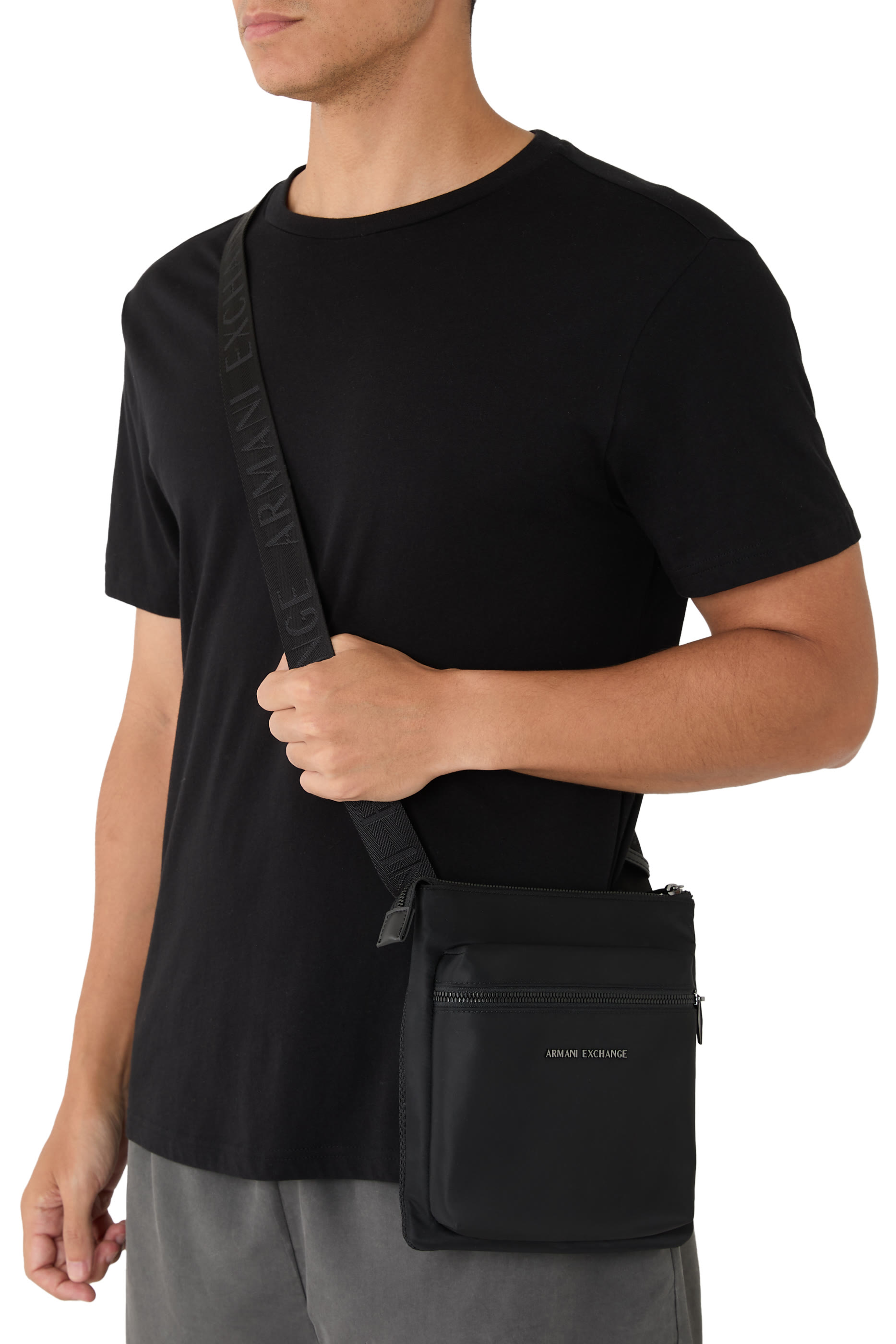 2‑Zipper Commuter Crossbody Bag