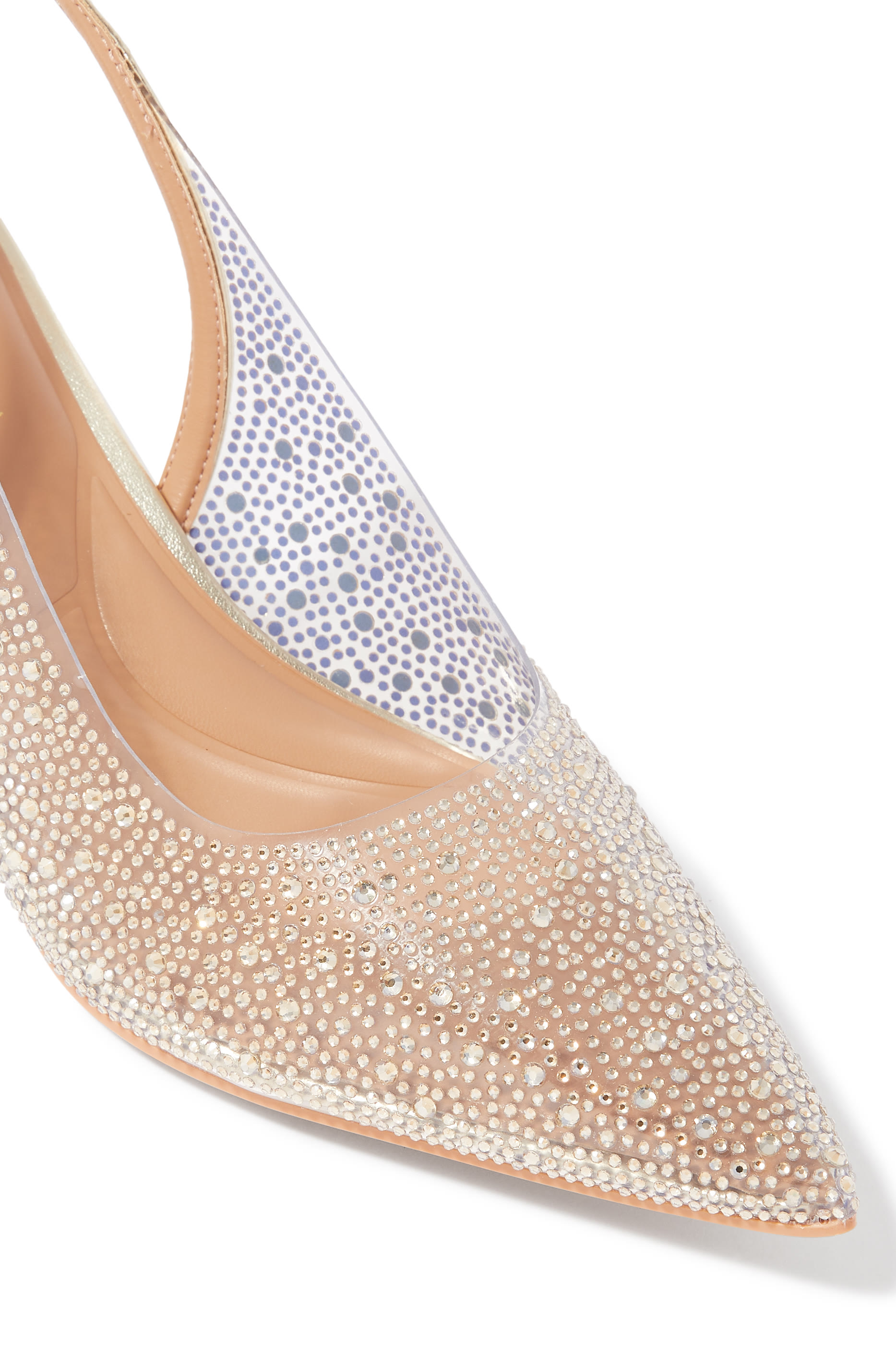 Positano 70 Vinyl Sling Back Pumps