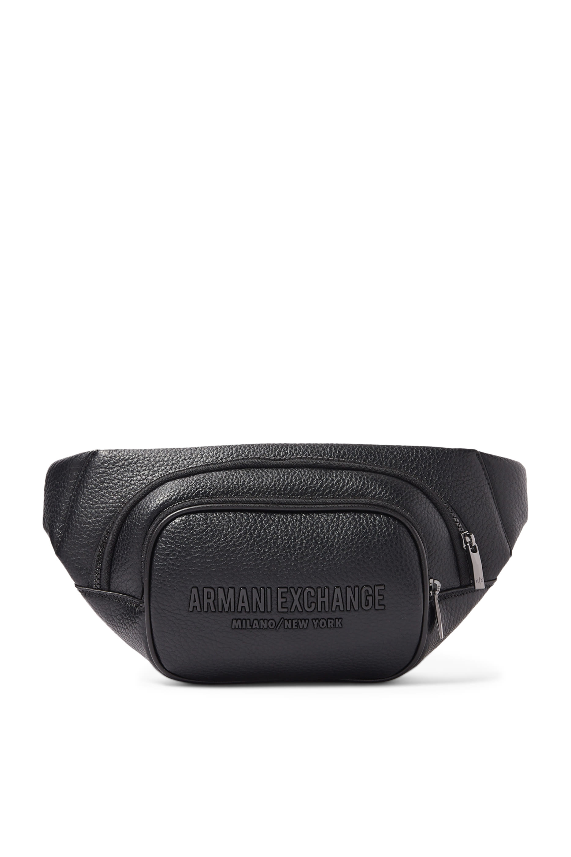 Bum Bag with Embossed Logo and Two Pockets 