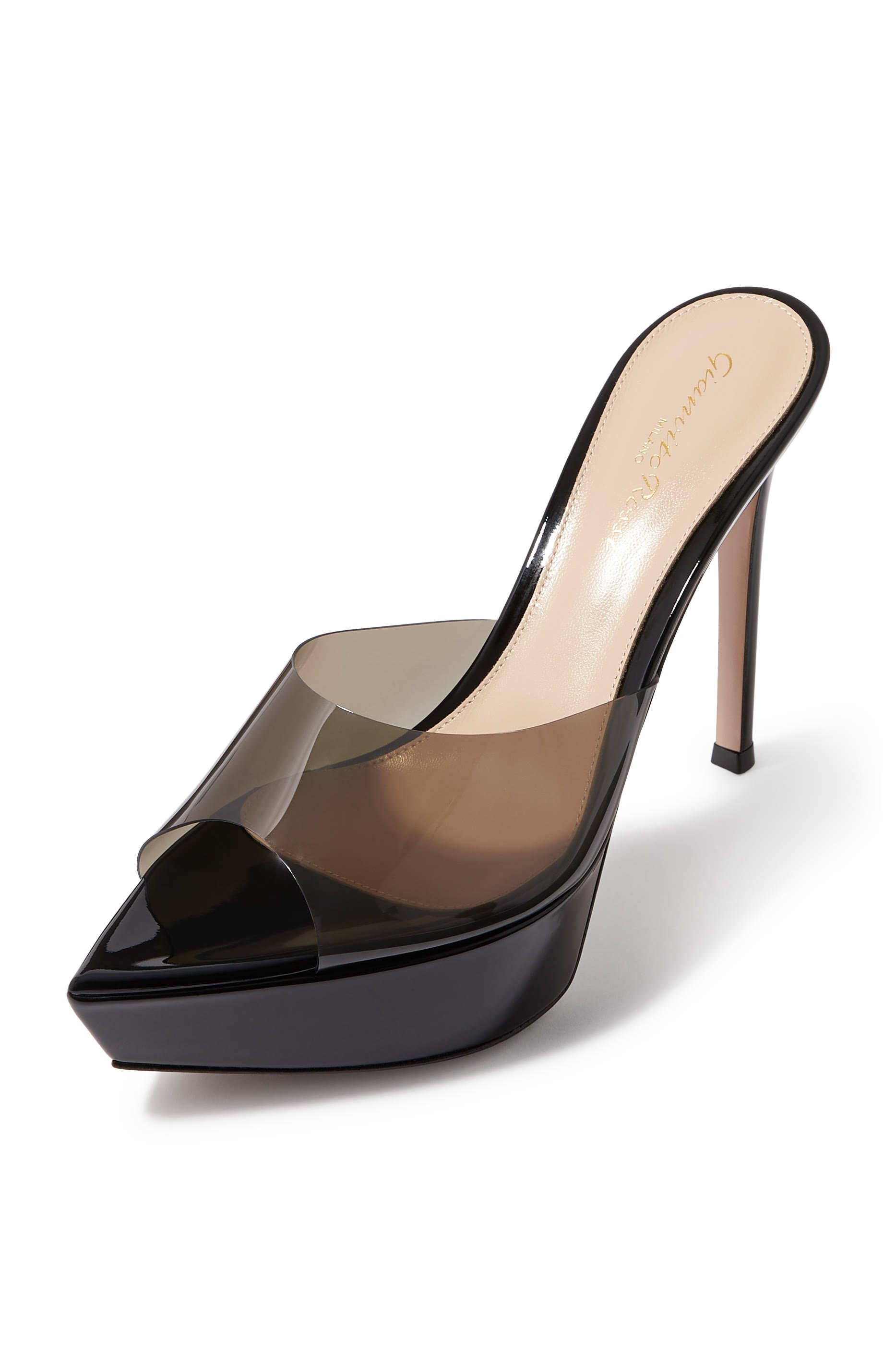 Betty 85 Plexi Platform Mules
