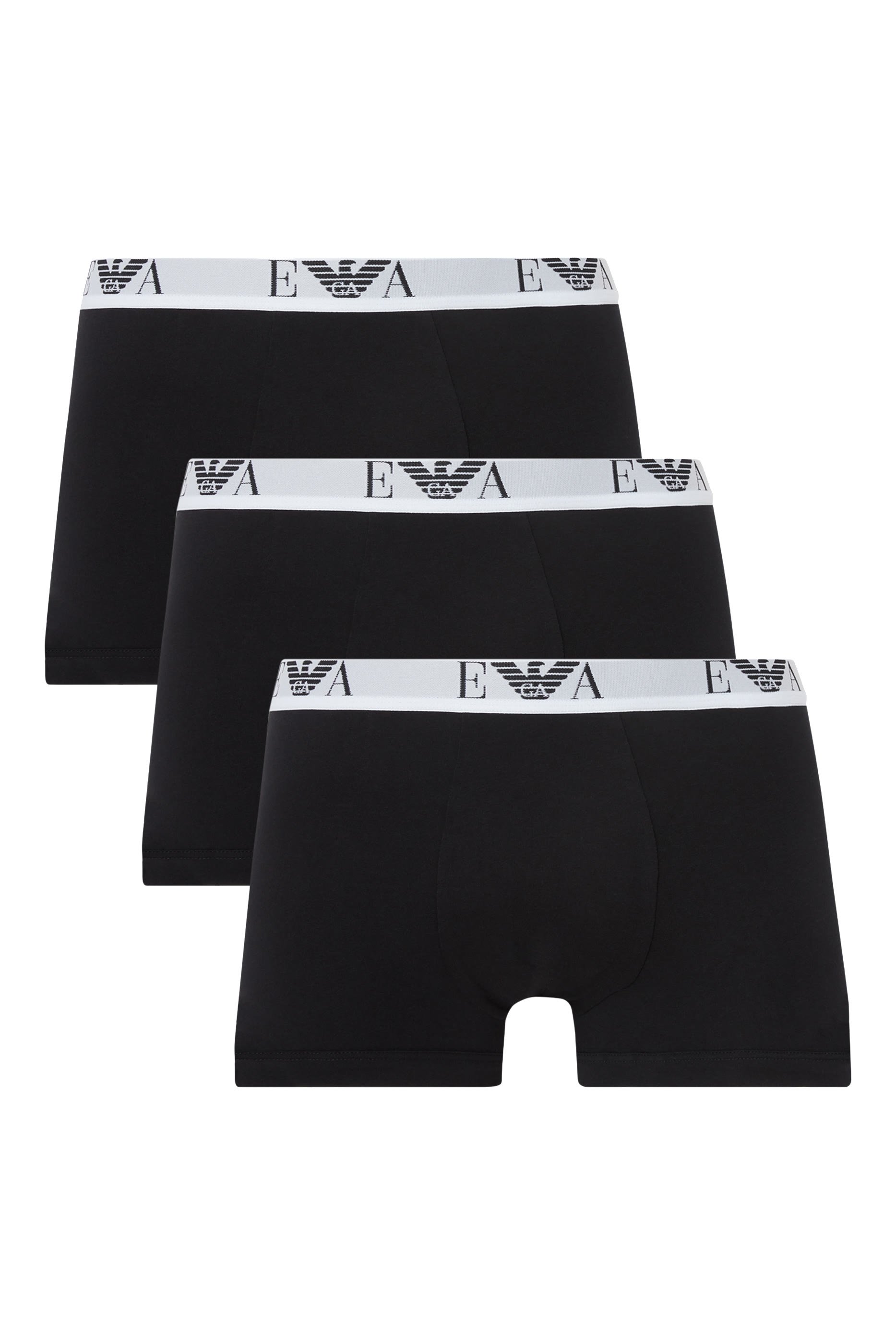 Three-Pack EA Logoband Boxer Briefs 