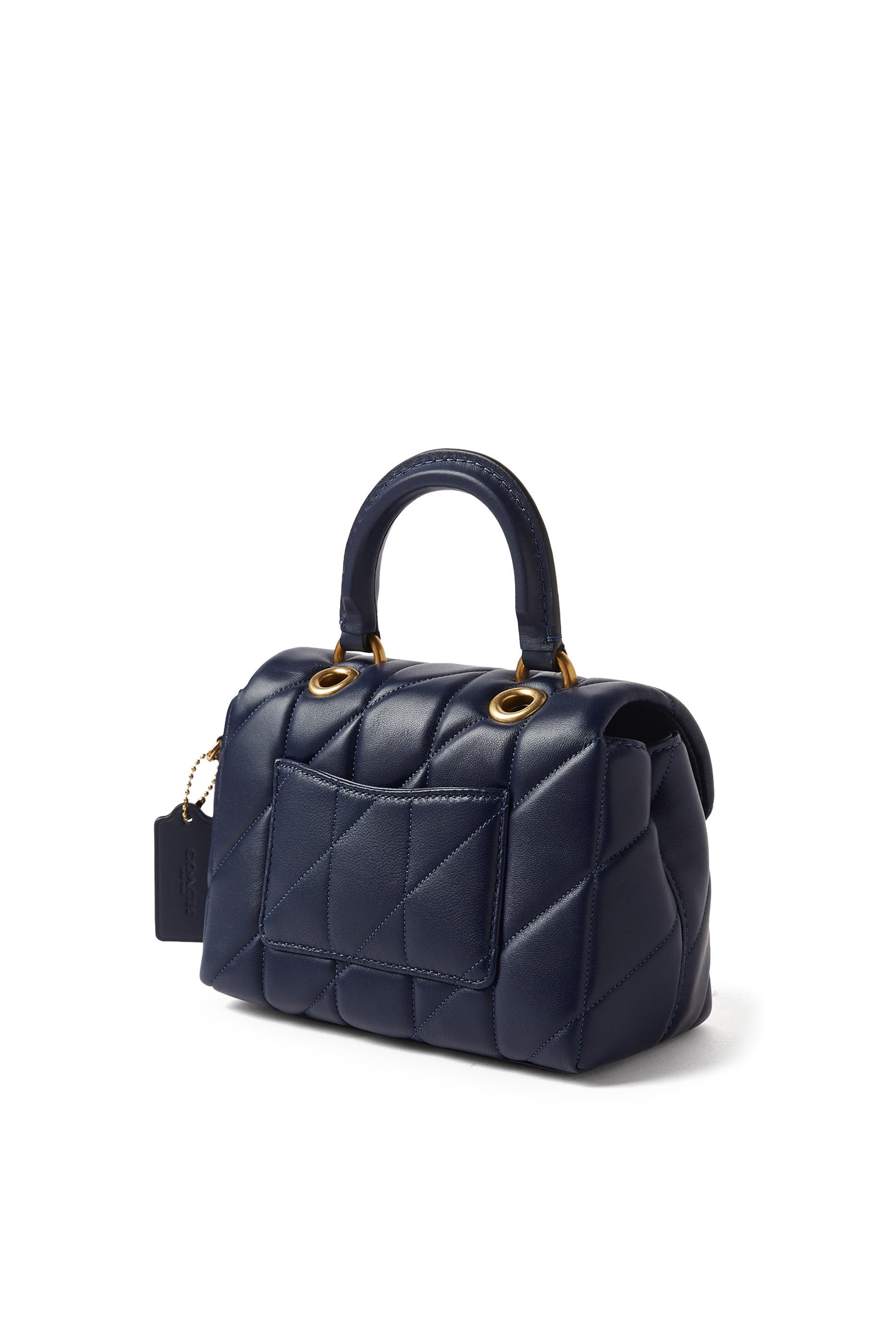 Tabby Top Handle Bag with Quilting 