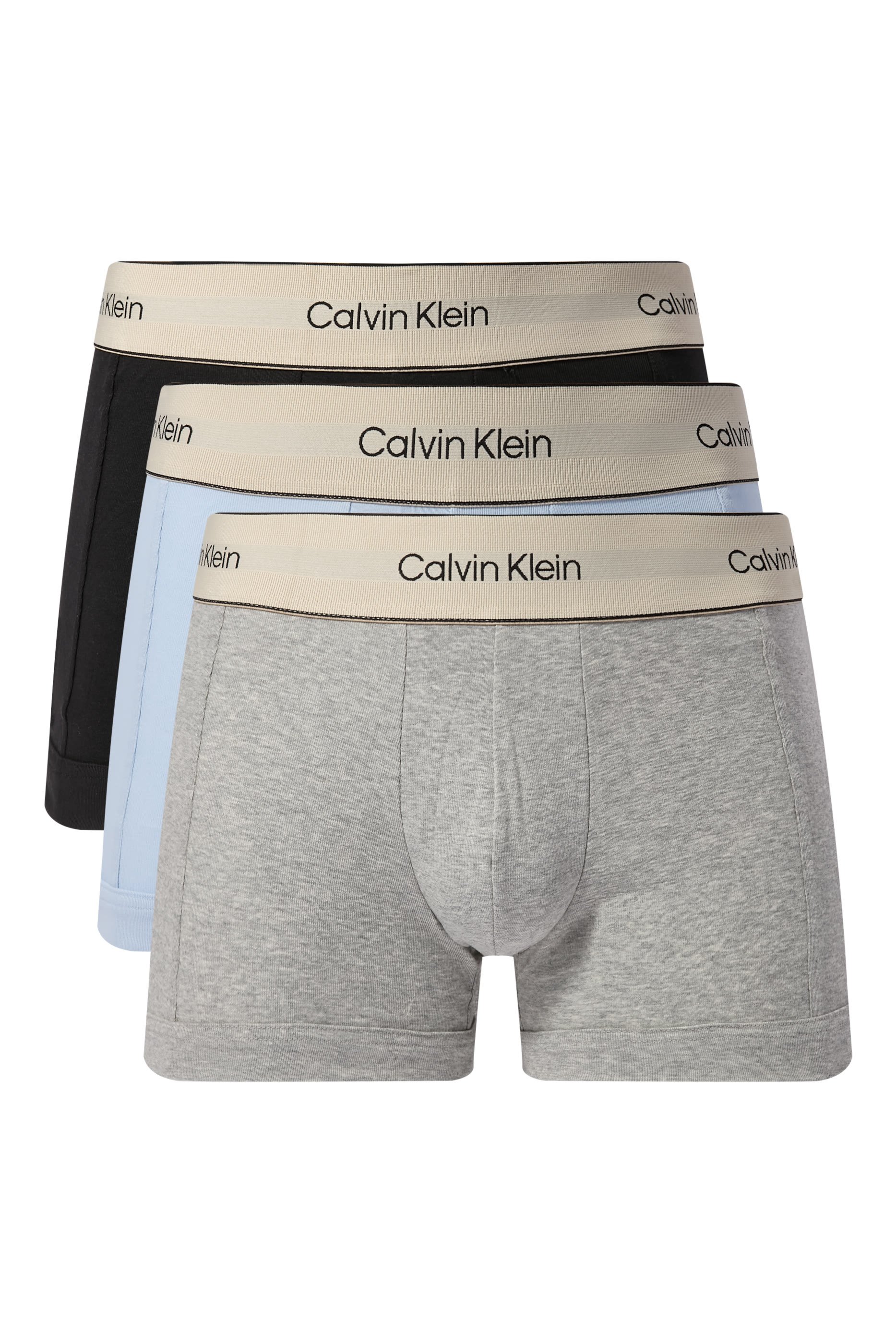 Cotton Stretch Trunks, Set of 3