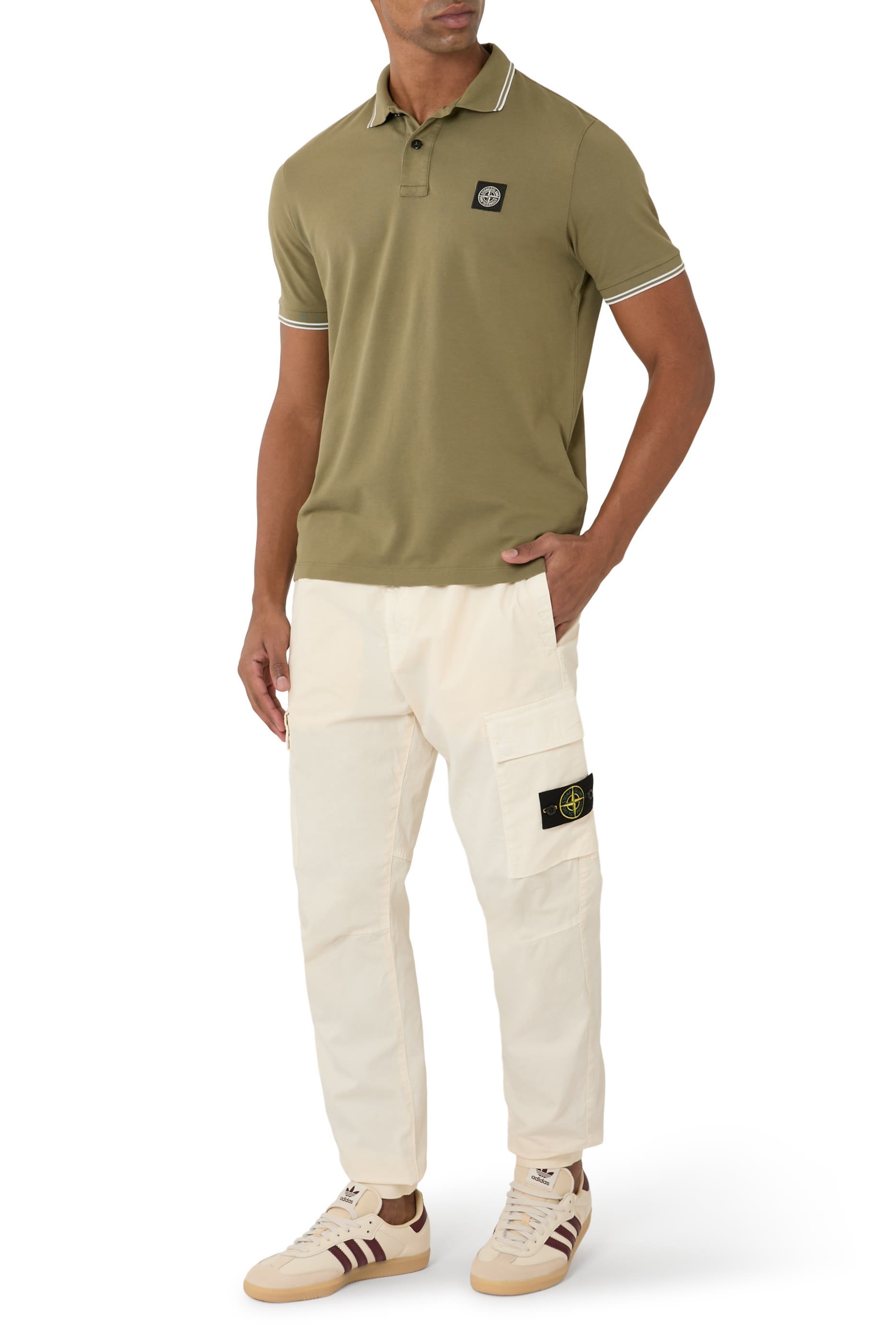 Drawstring Waistband Cargo Pants