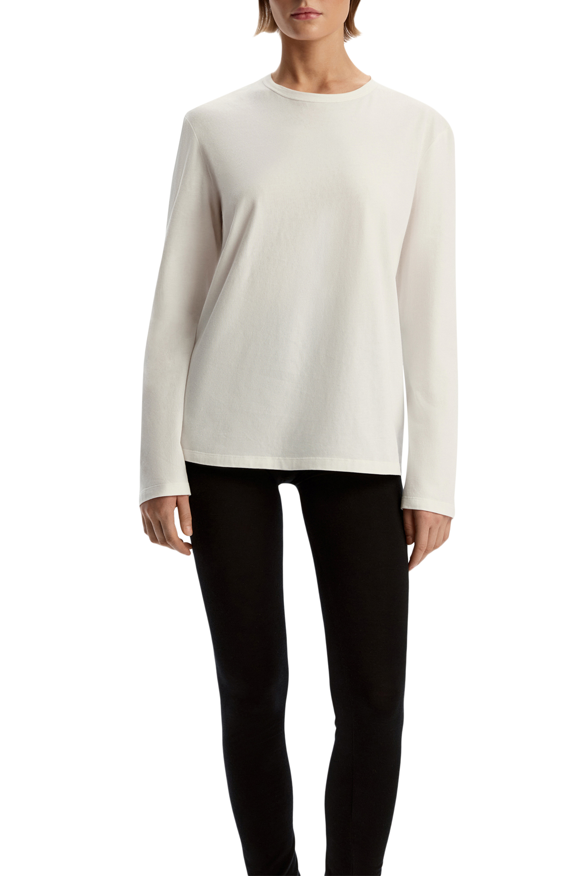  Peached Cotton Long-Sleeve T-Shirt