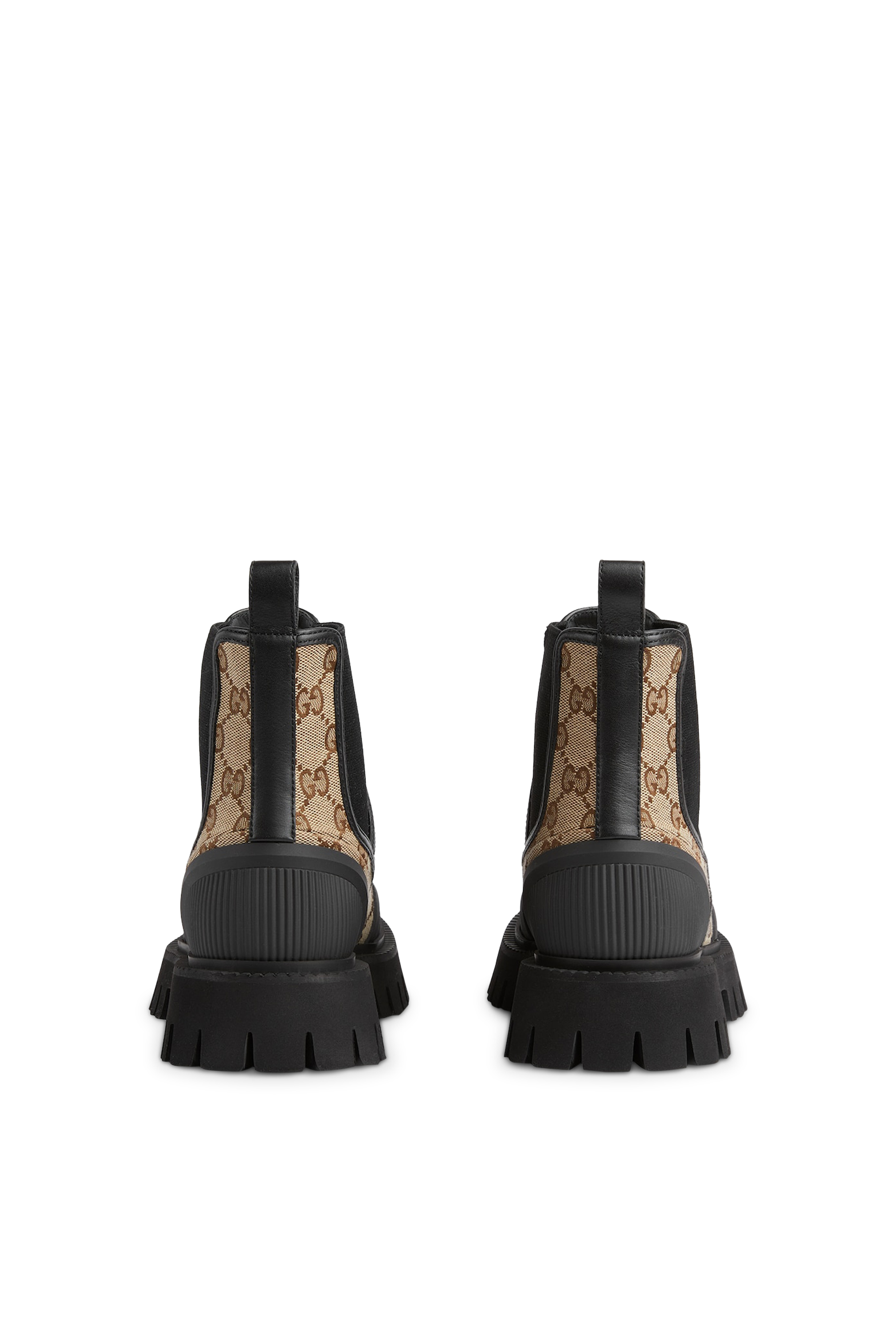 GG Canvas Ankle Boots