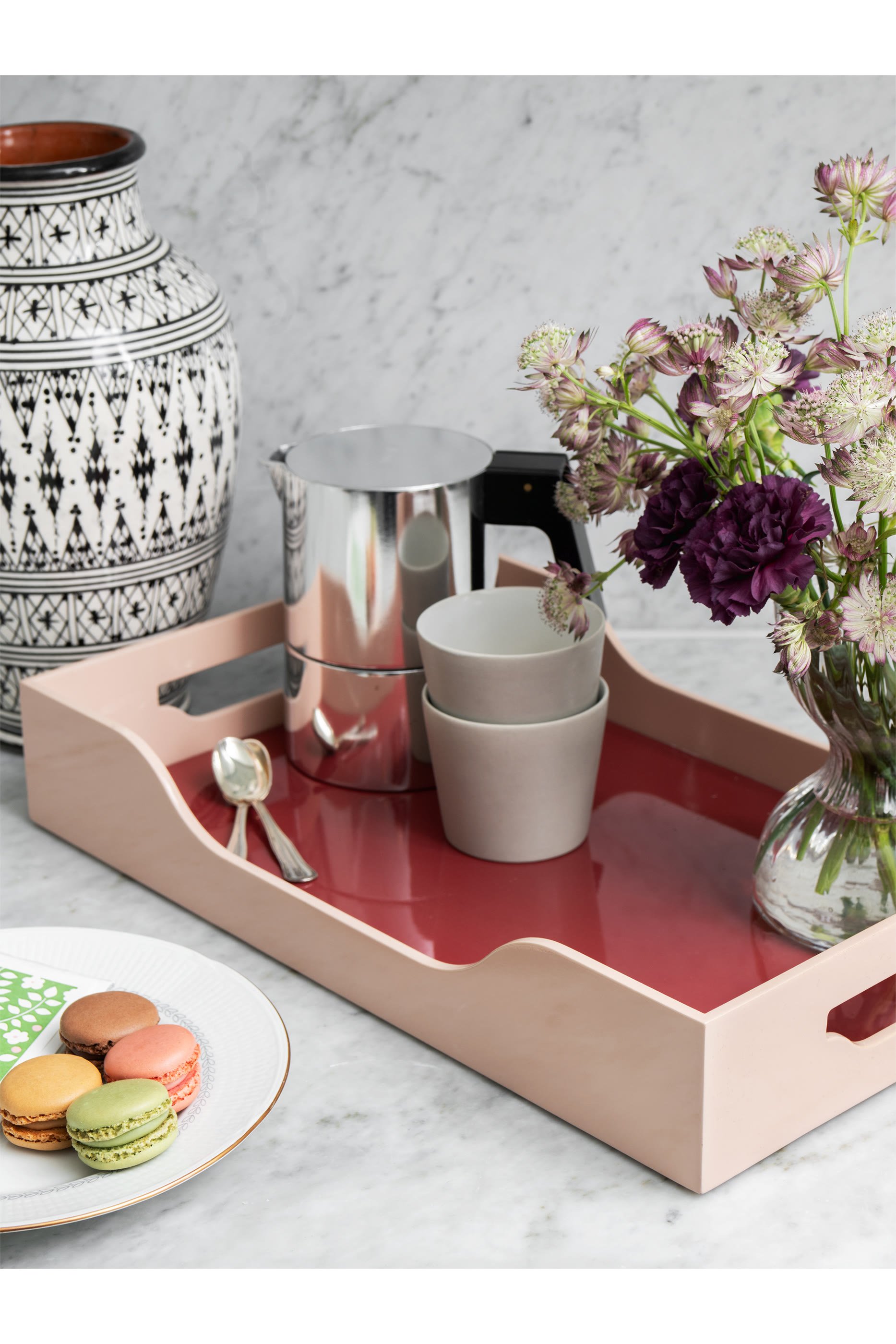 Large Swell Lacquered Tray