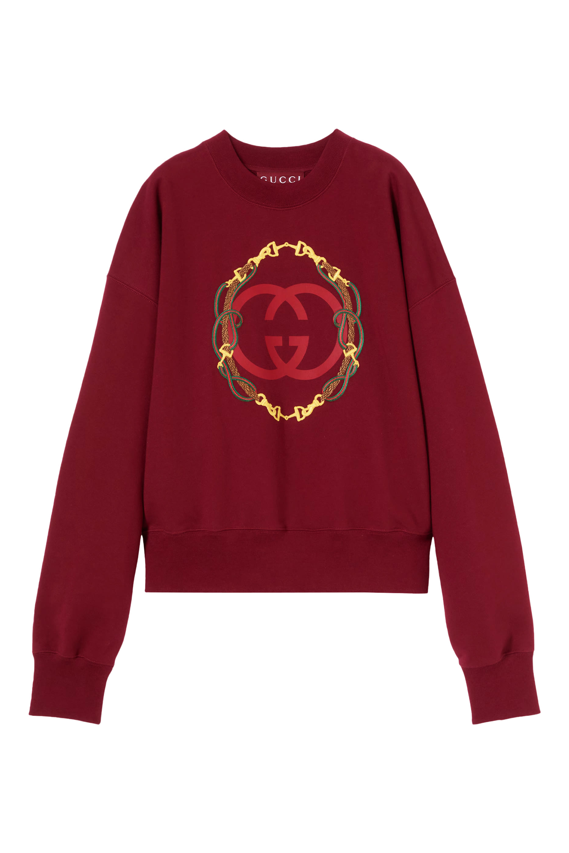  Cotton Jersey Sweatshirt with Print 