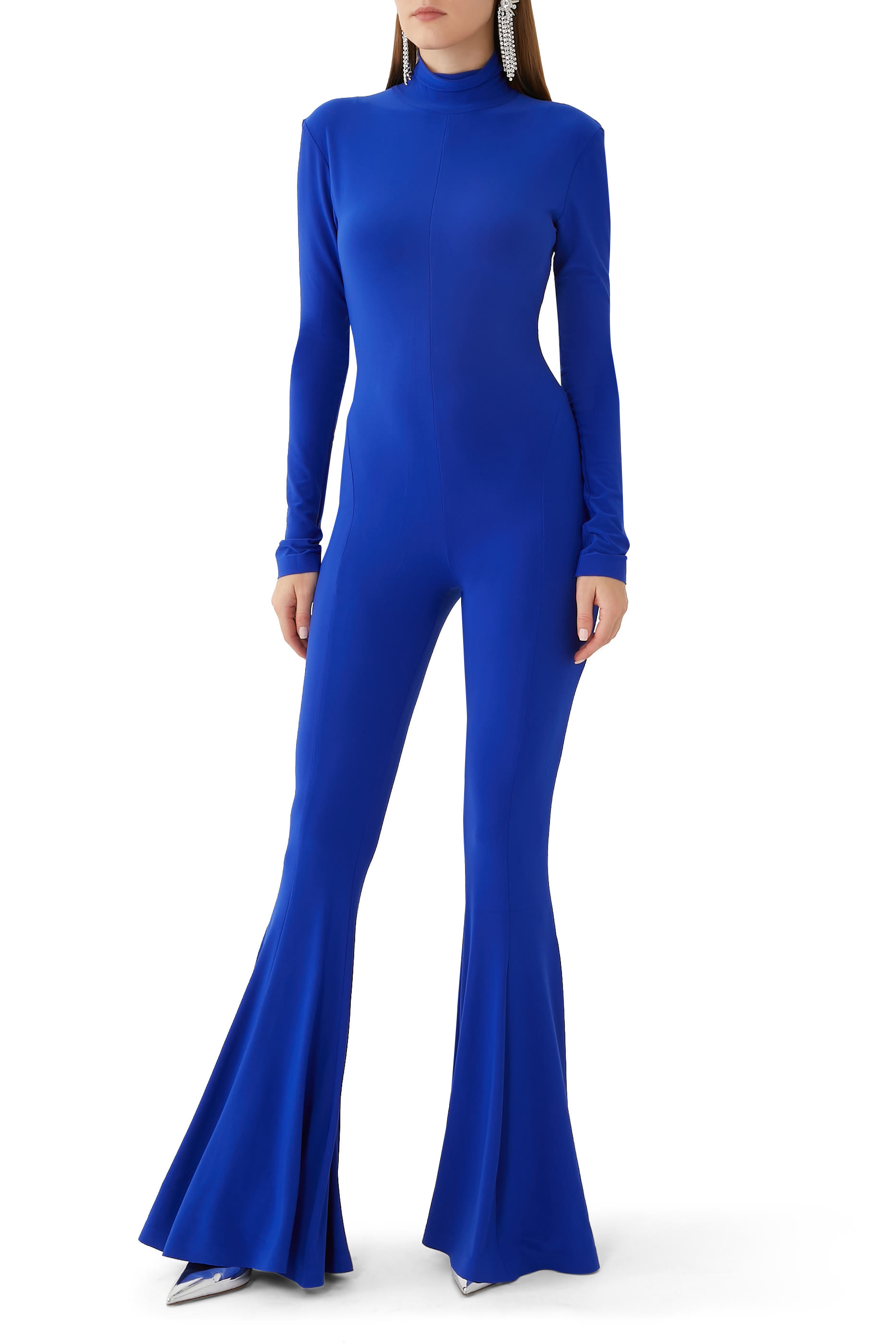 Turtleneck Fishtail Jumpsuit