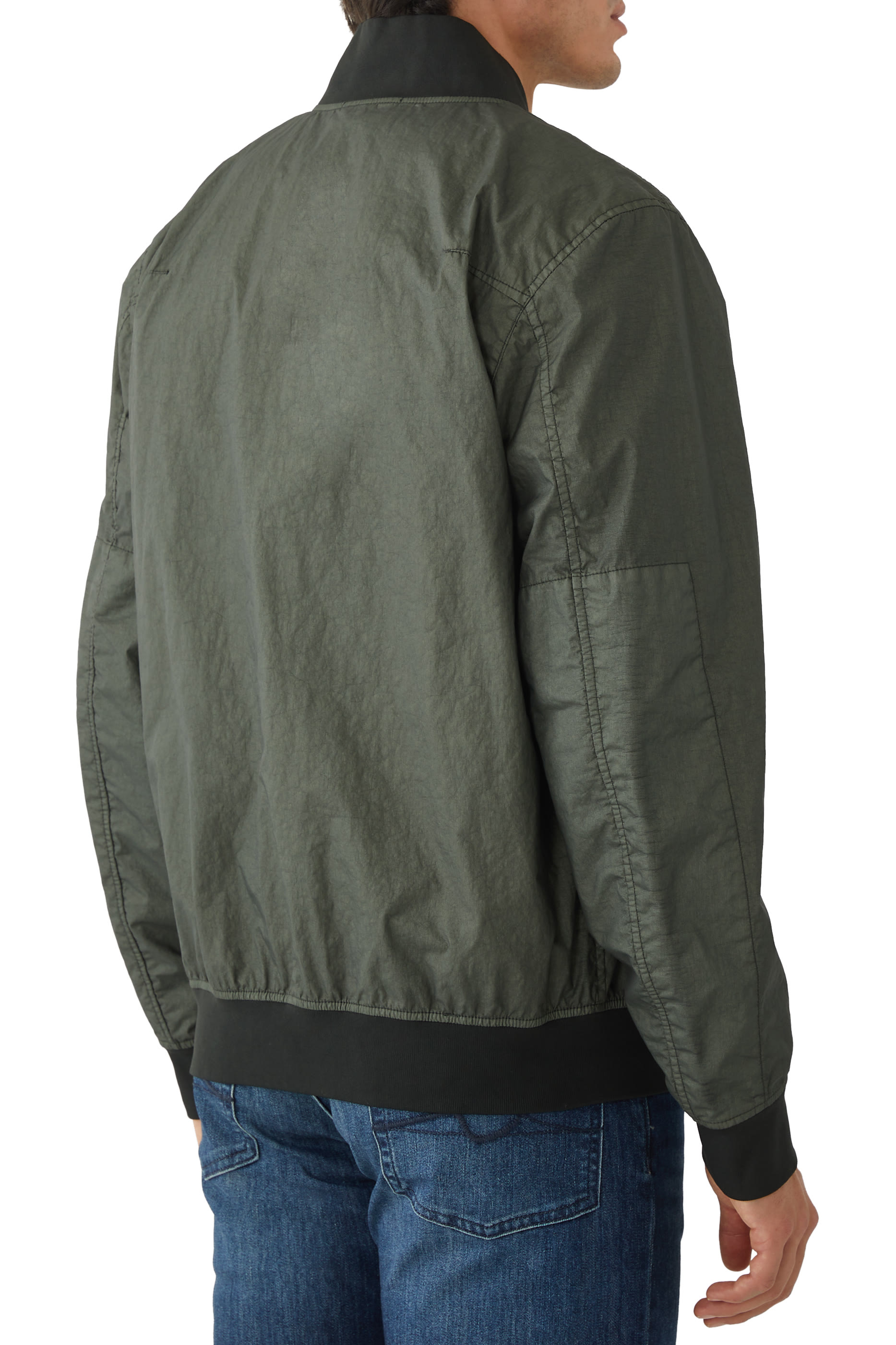 Crinkle Reps Bomber Jacket