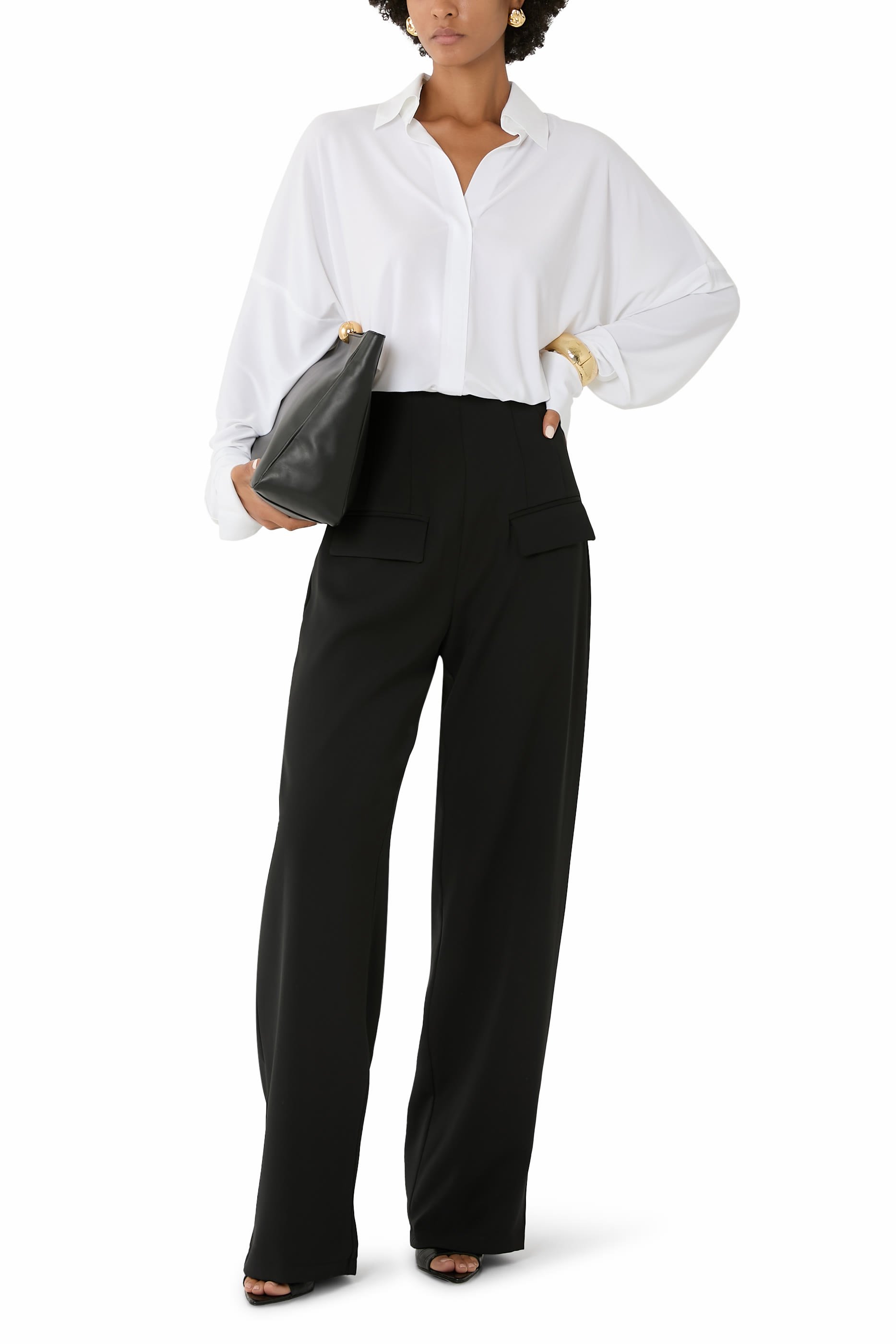 Oversized Boyfriend Shirt Dress