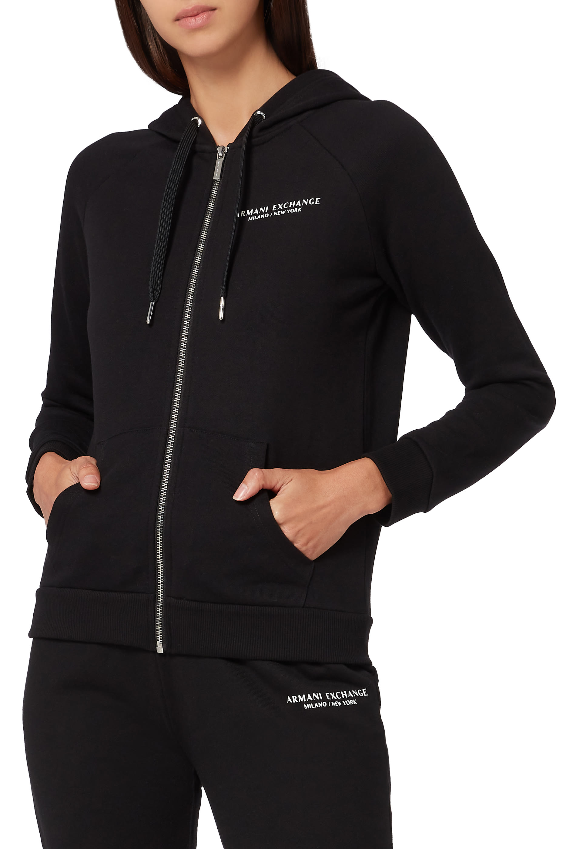 Clean Logo Active Zip Hoodie
