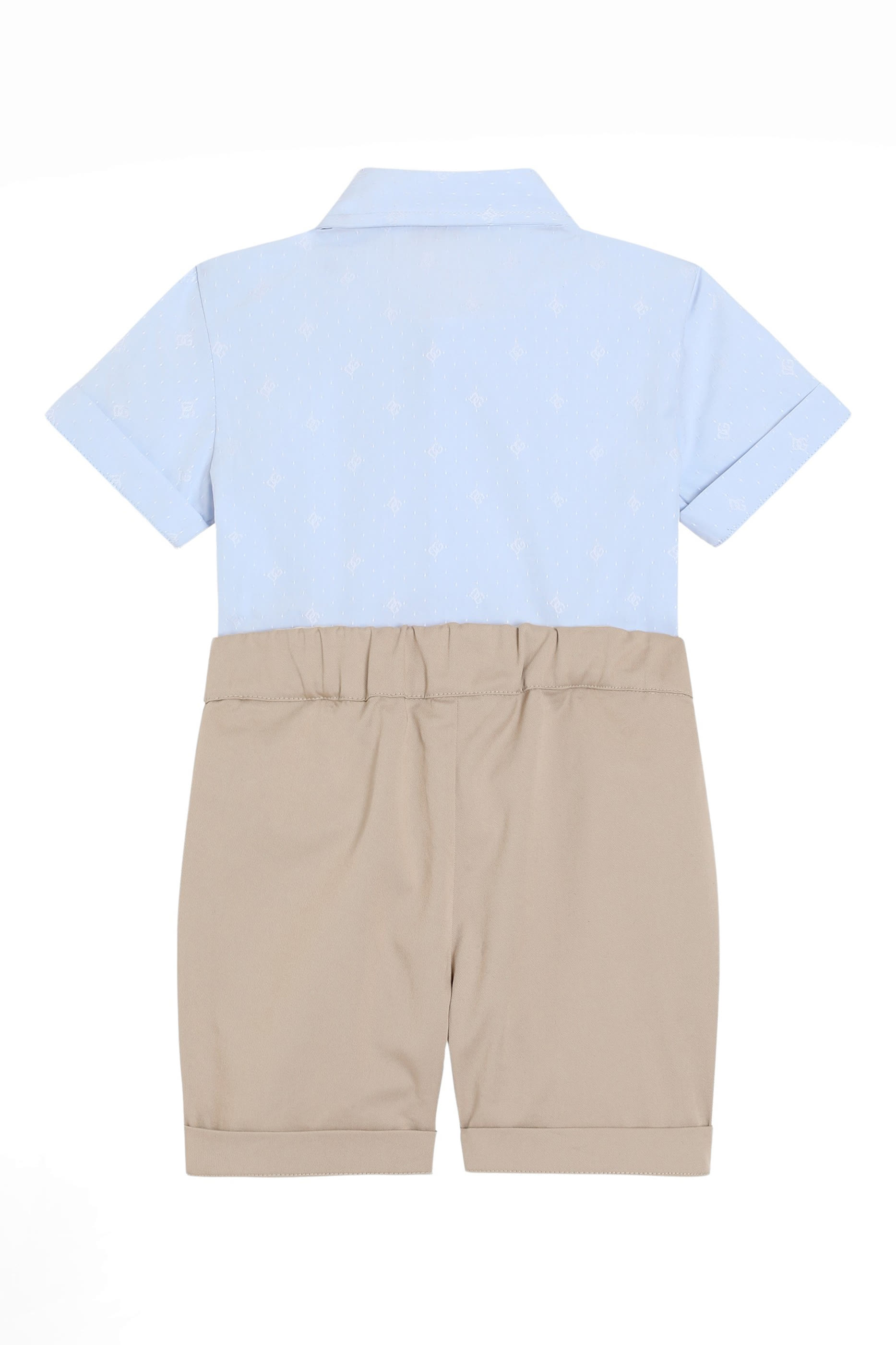 Kids Short-Sleeve Cotton Romper