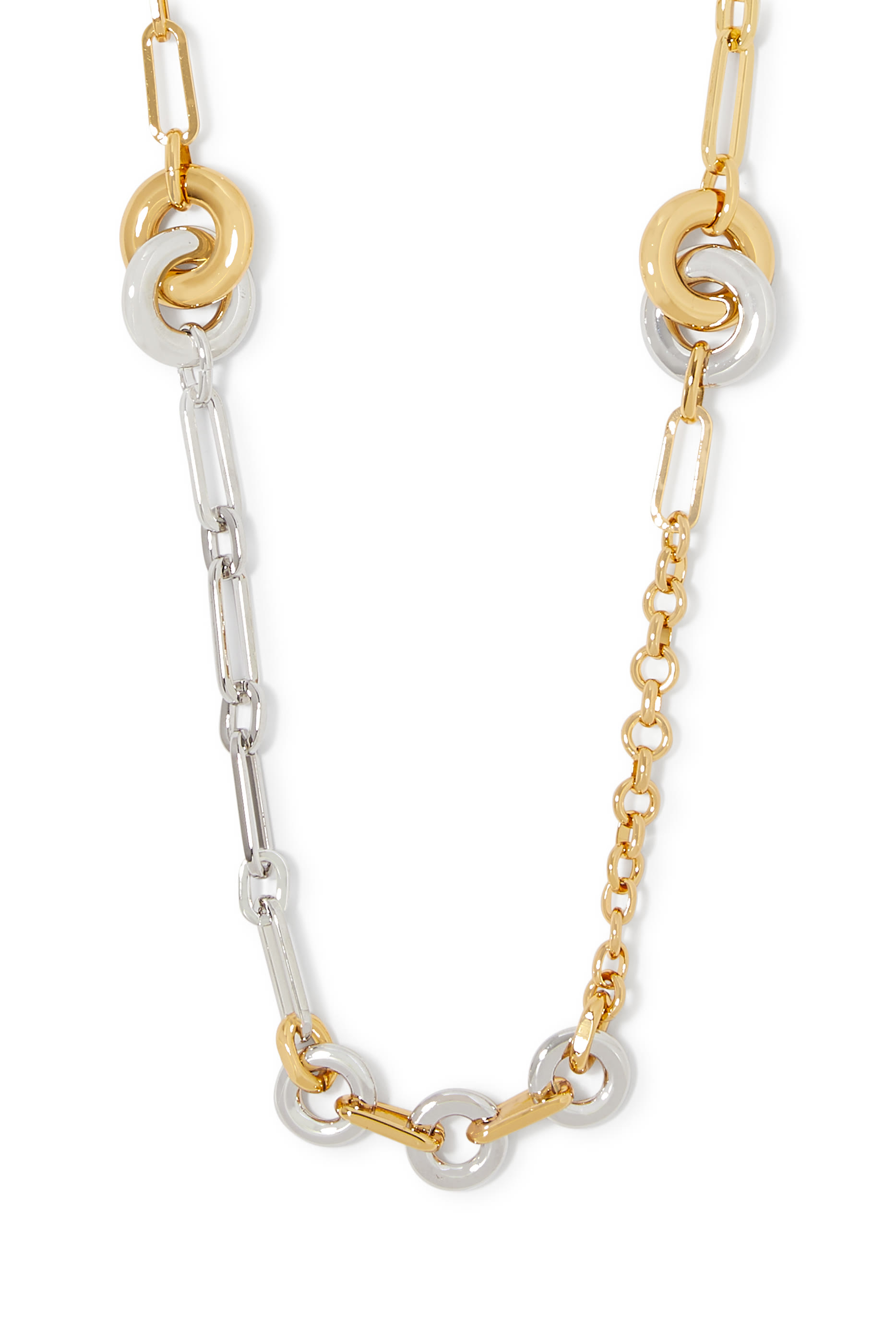 Interlock Long Necklace