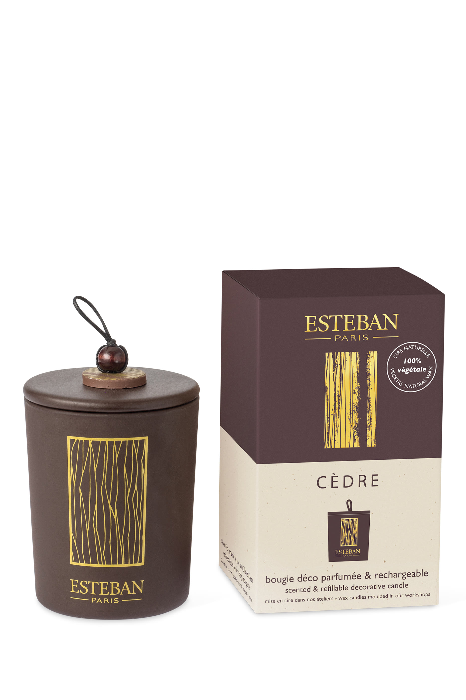 C&egrave;dre Refillable Decorative Scented Candle