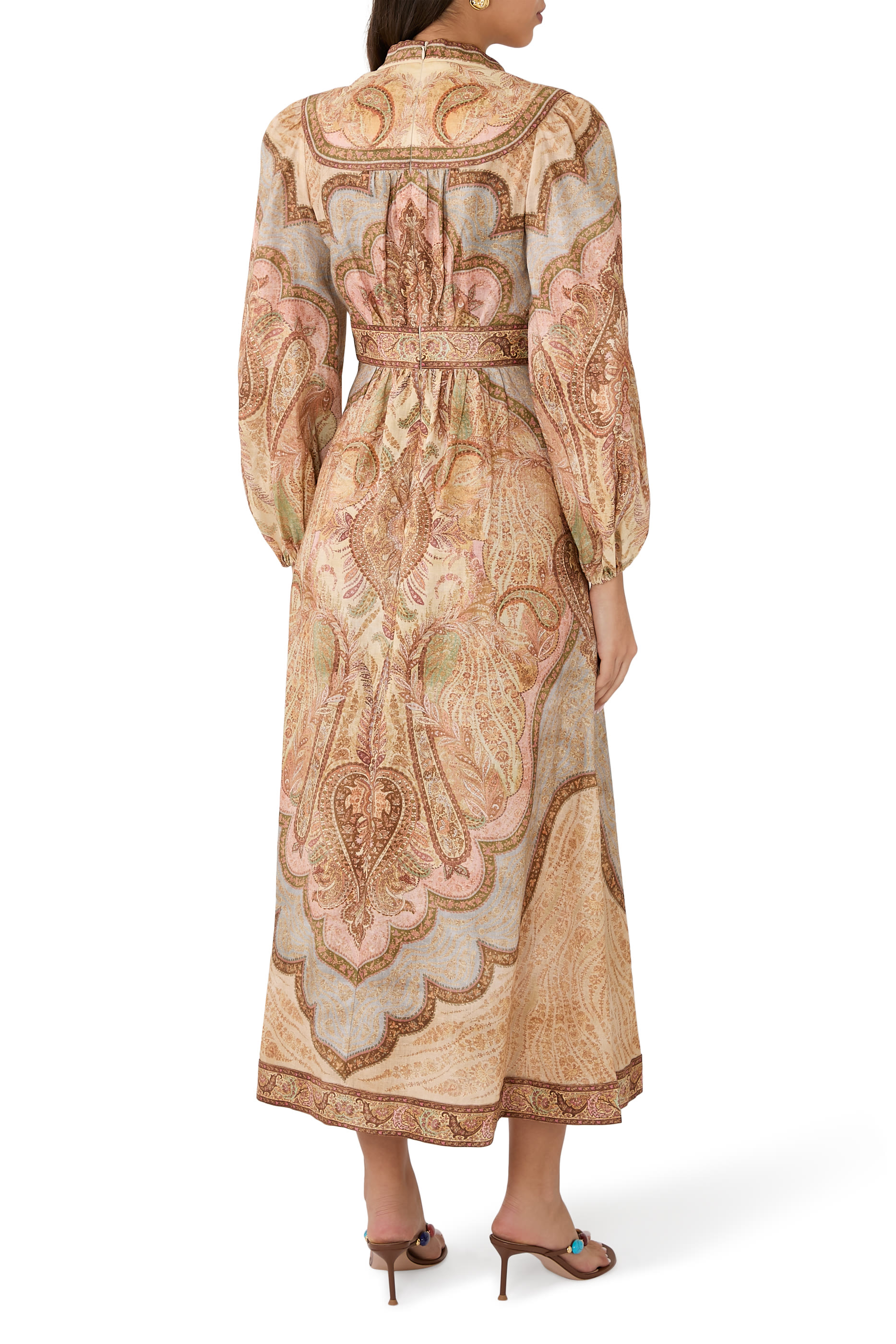 Wanderlust Plunge Midi Dress