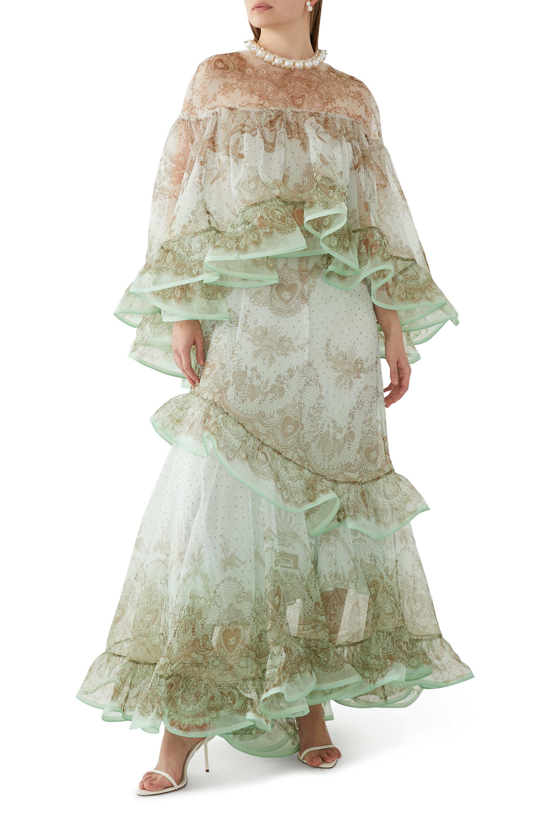 Crush Flutter Maxi Skirt