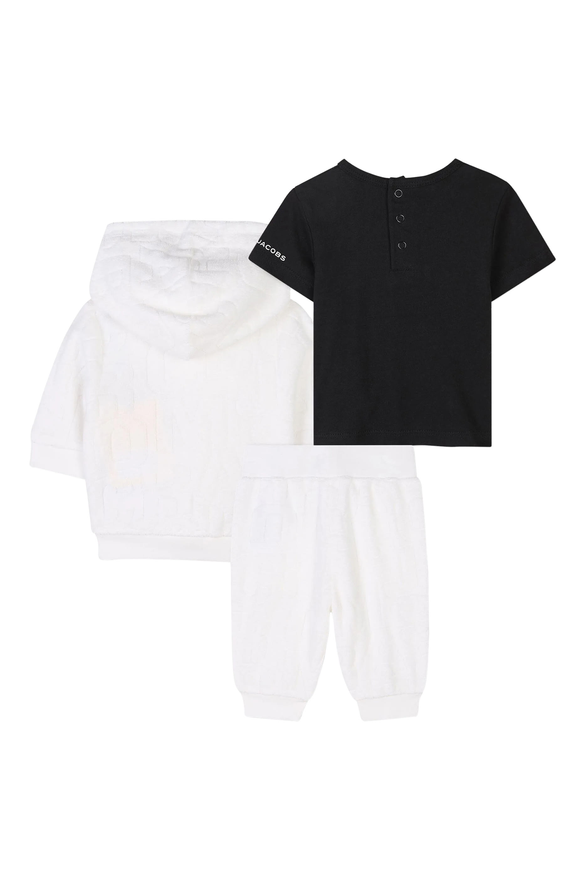 Kids Cotton T-Shirt, Trousers & Cardigan Set