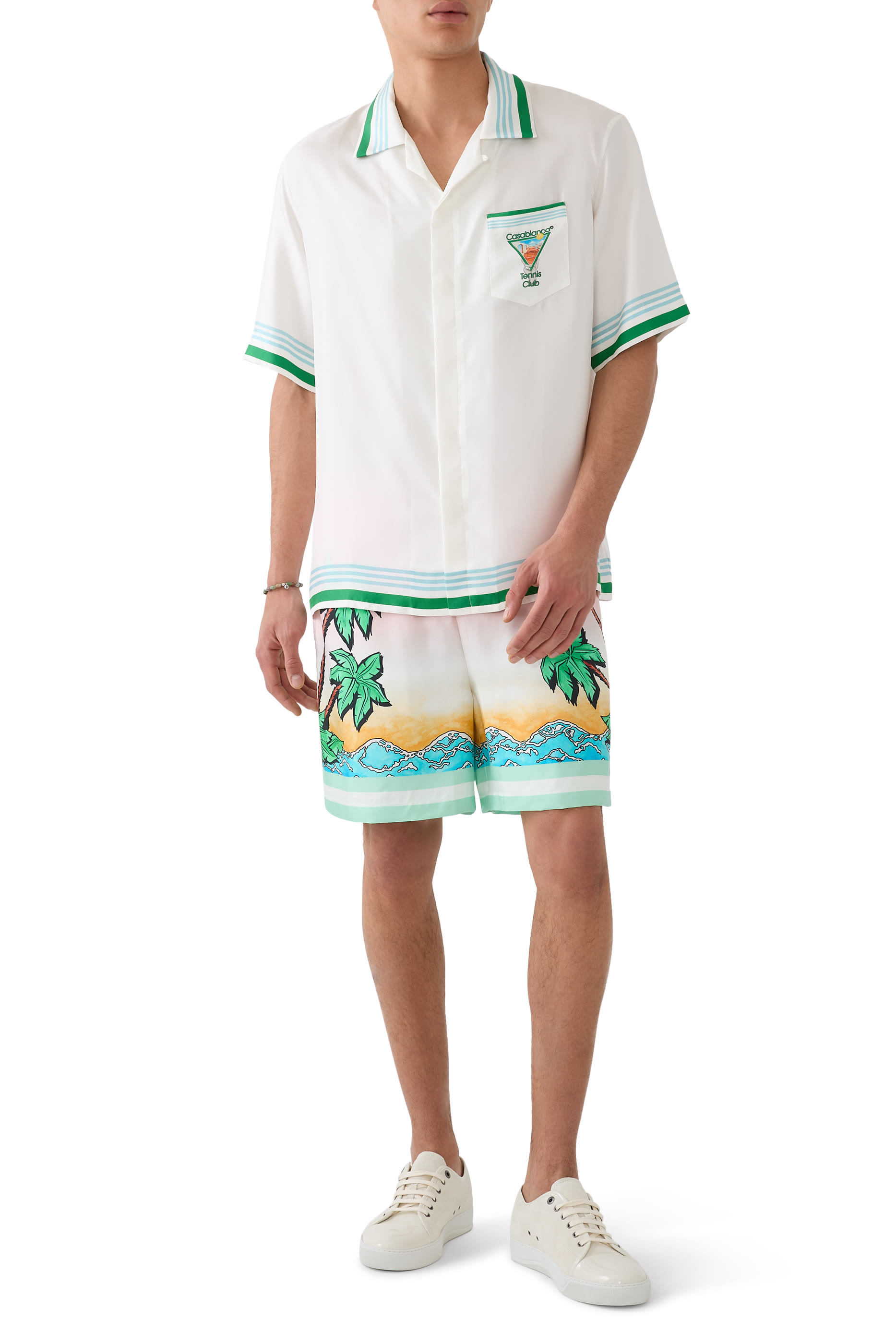 Tennis Club Silk Shorts