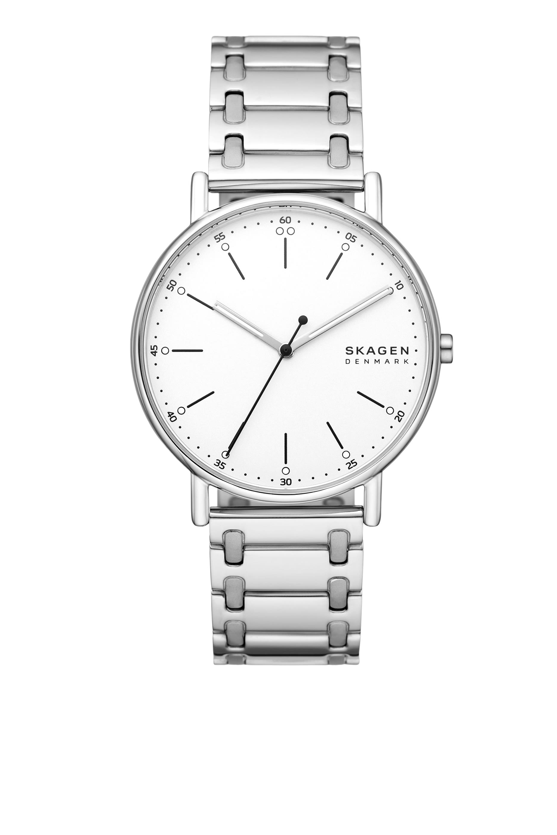 Signatur Three-Hand Stainless Steel Bracelet Watch