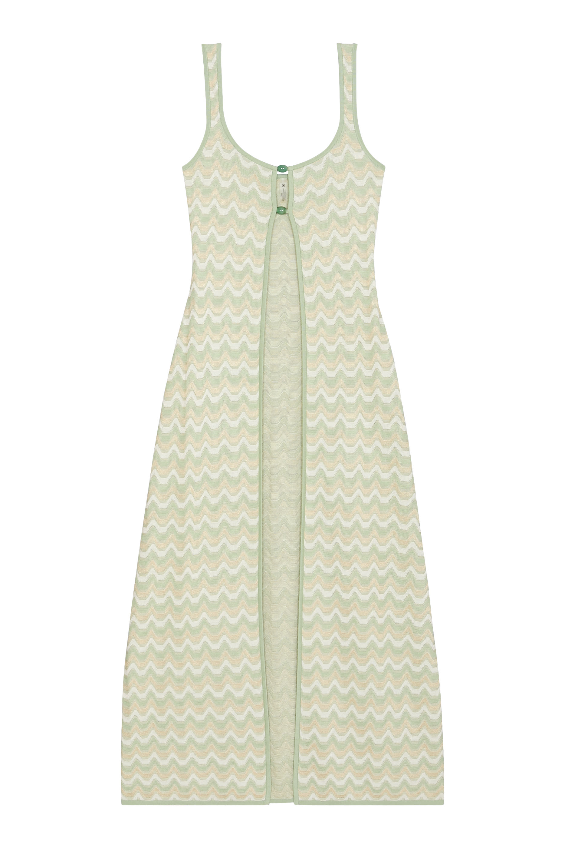 Fara Chevron Long Top