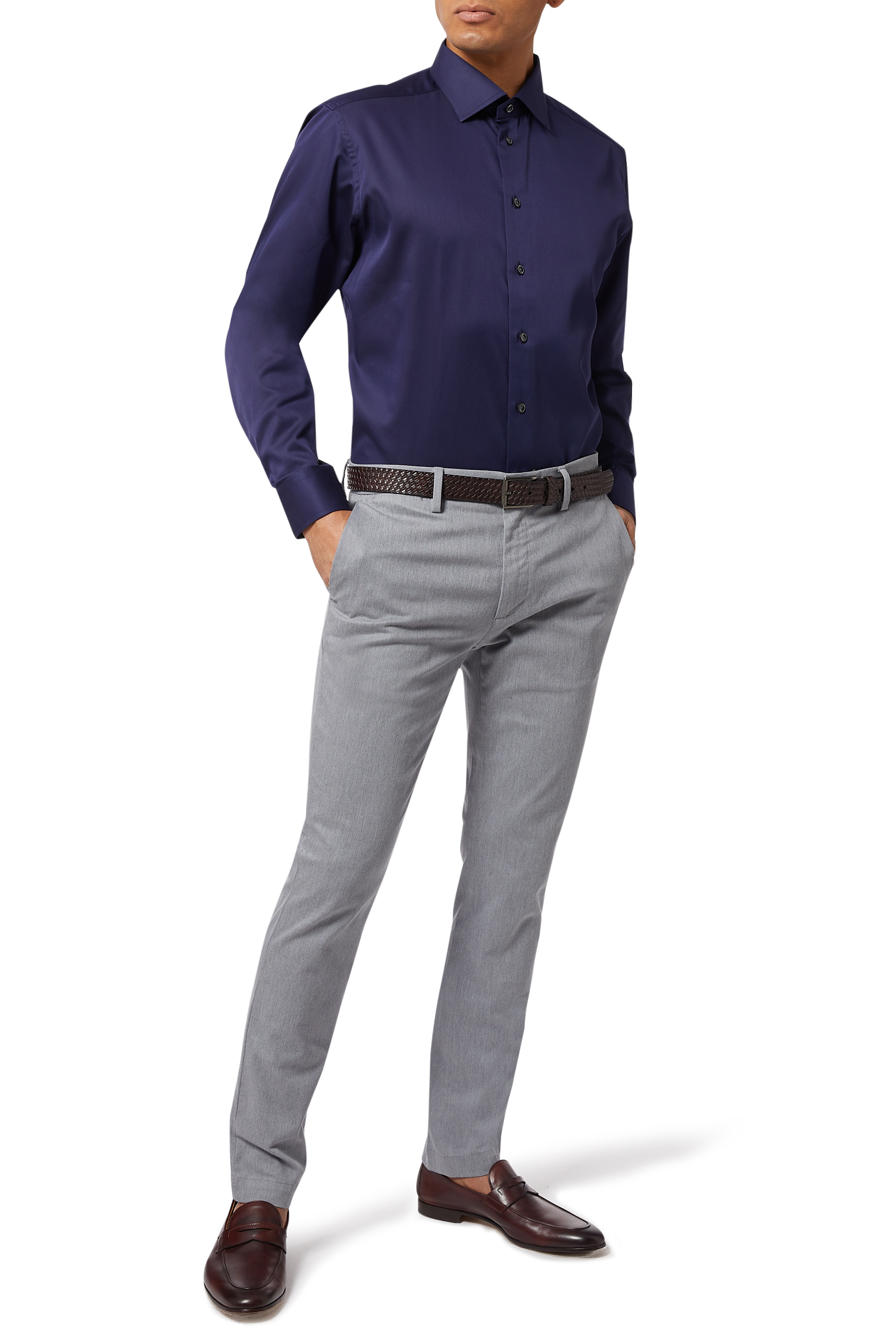Slim Fit Signature Twill Shirt