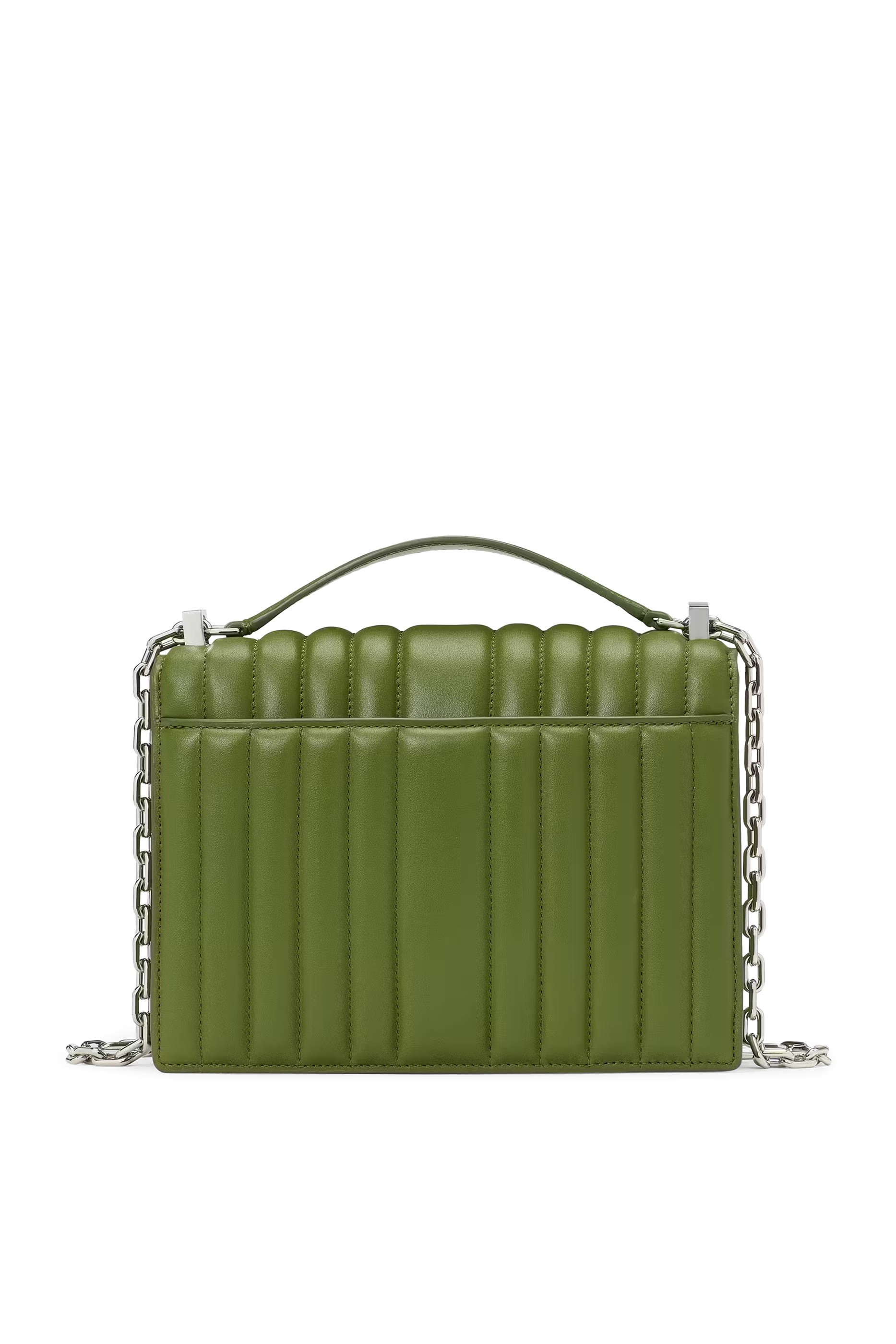 Deco Quilted Chain Shoulder Bag