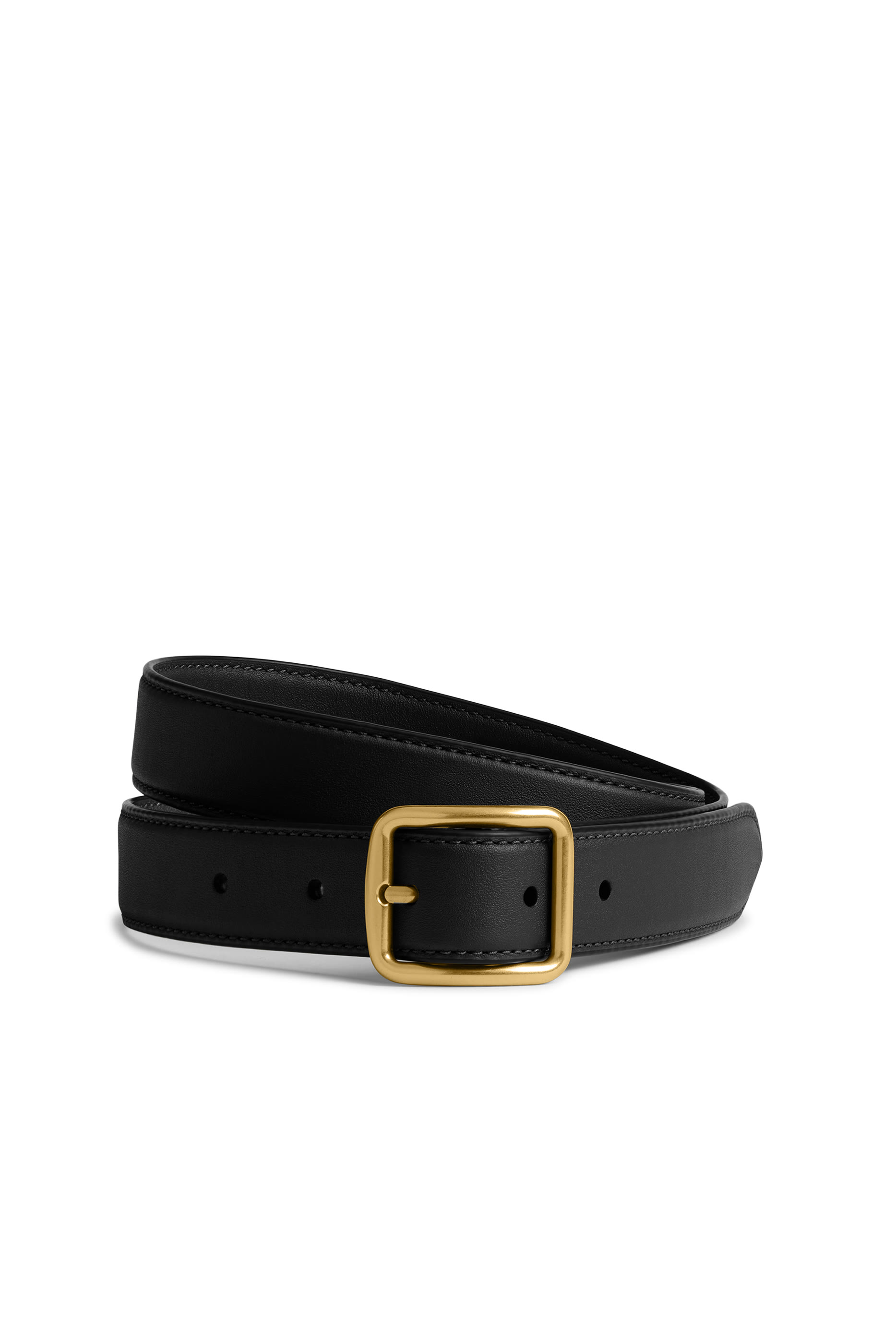 Classic Buckle Belt with Hip Detail
