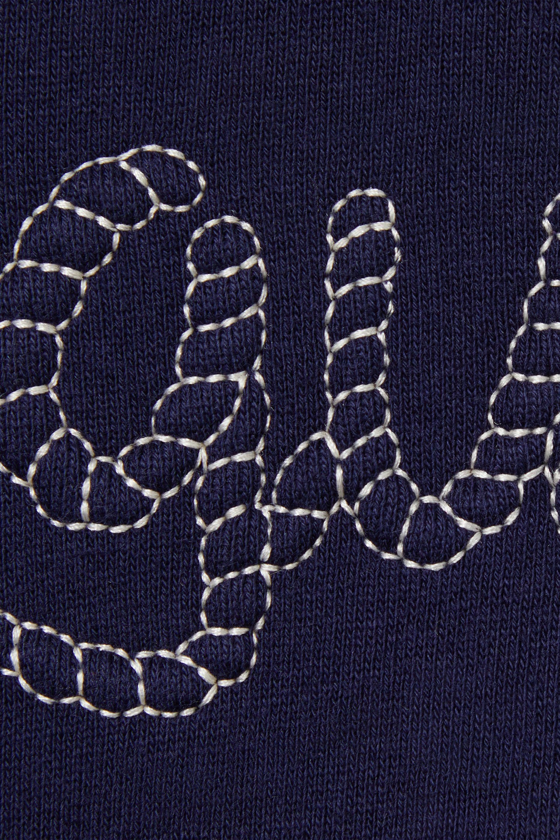 Kids Embroidered Cotton Sweatshirt