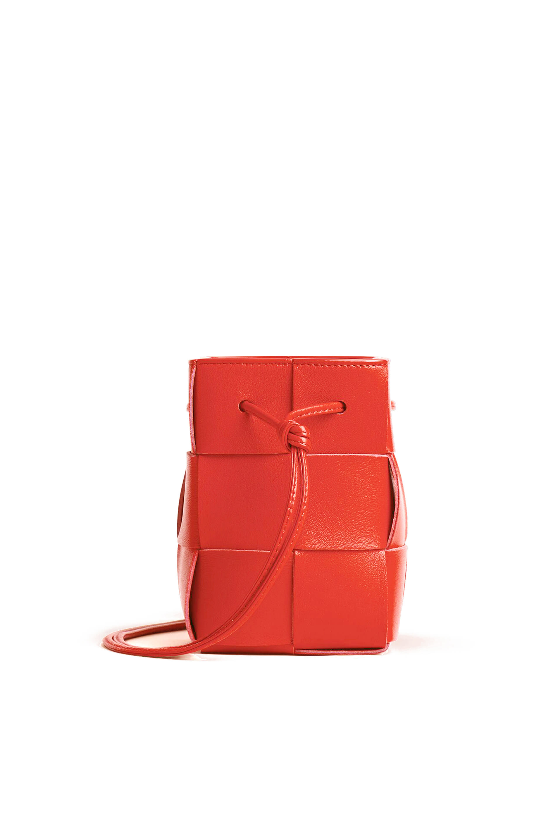 Mini Cassette Cross-Body Bucket Bag