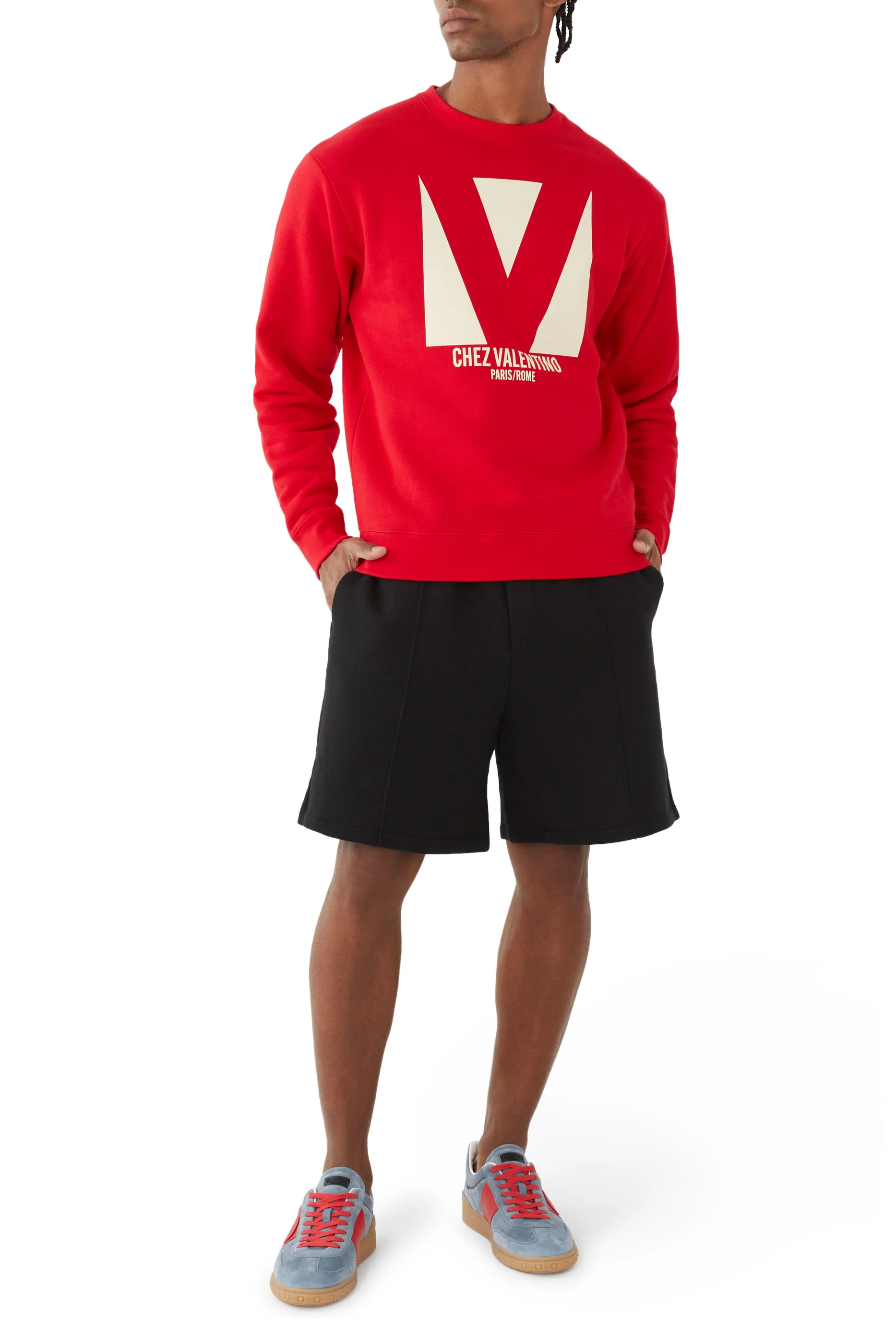 Chez Valentino Print Sweatshirt