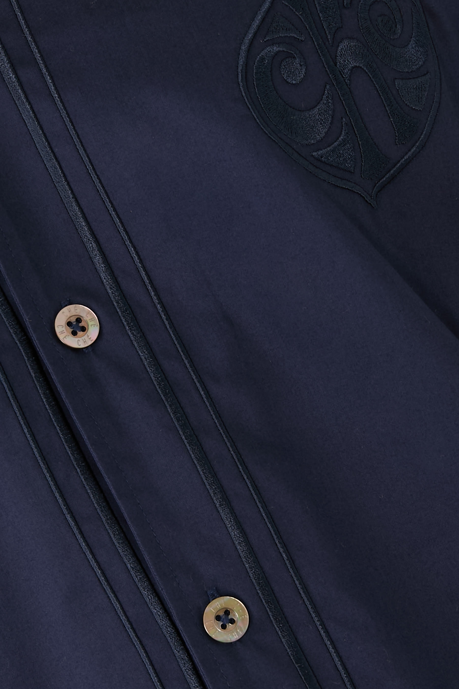 Palmes Embroidered Cotton Shirt