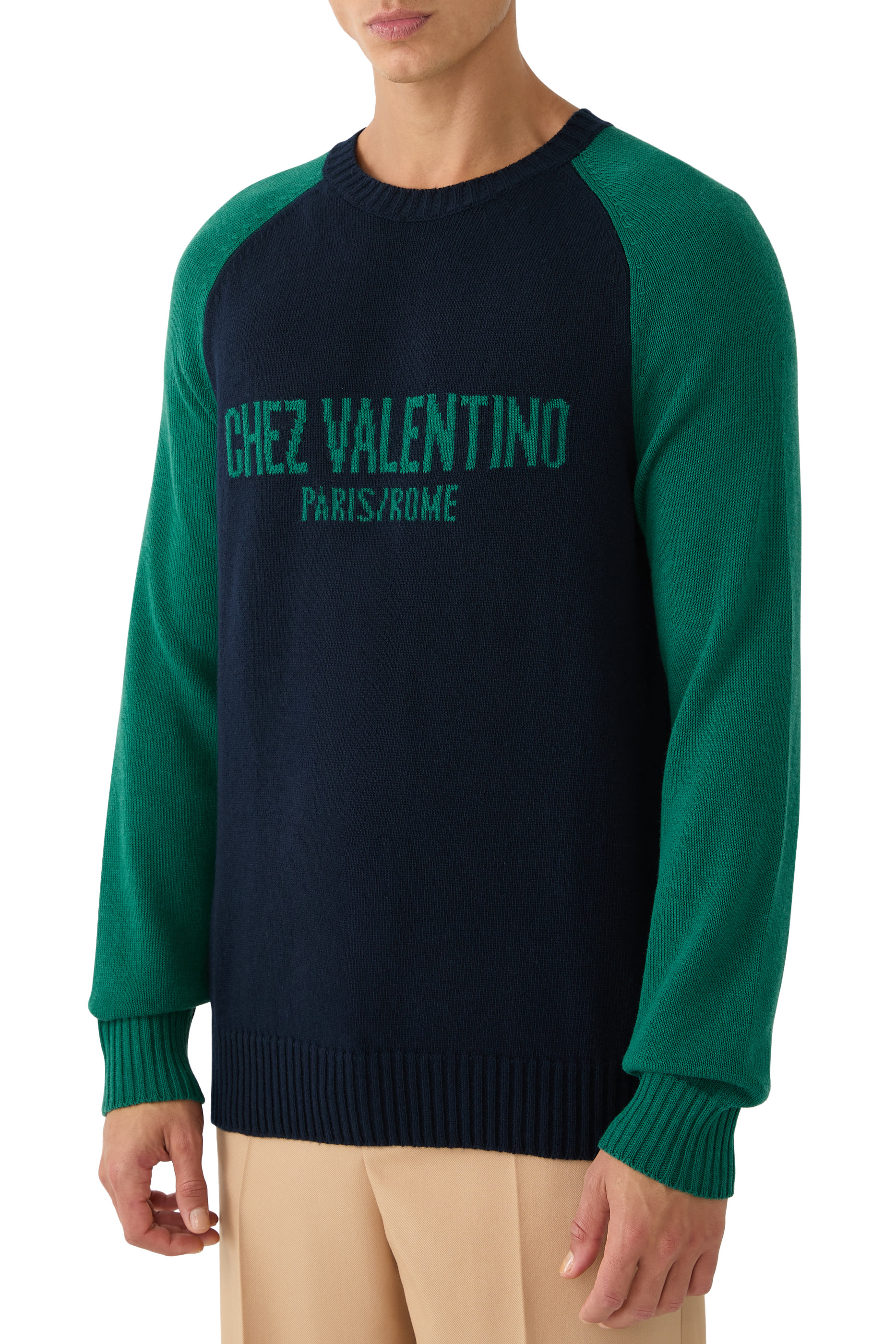 Logo Jacquard Pattern Jumper