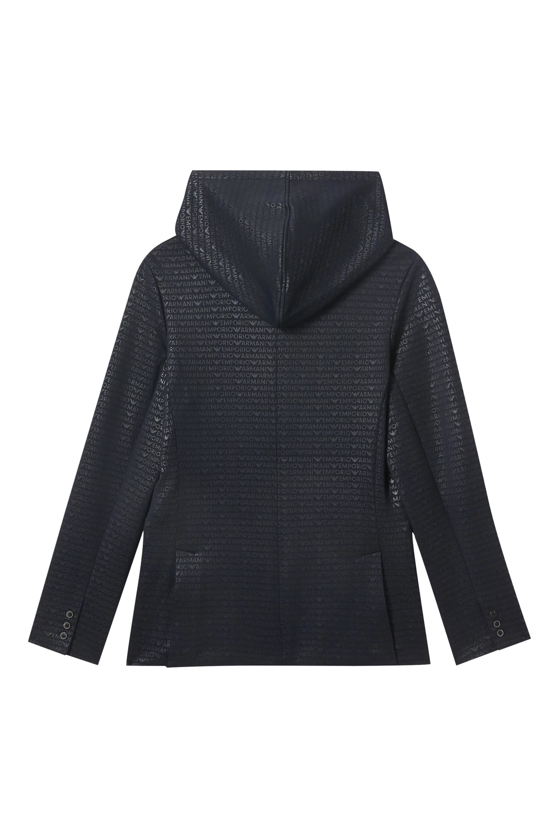 Kids All-Over Logo Hooded Jacket