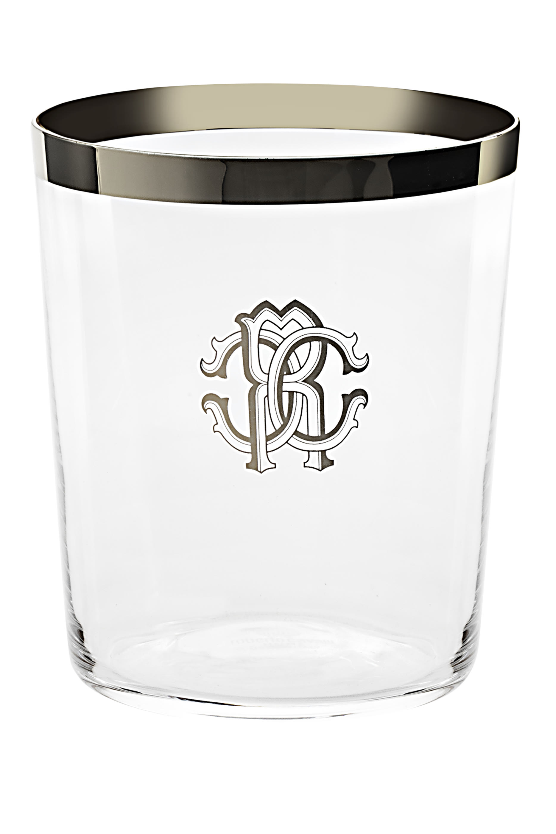 New Monogram Platin Old Fashioned Glass, Set of 2