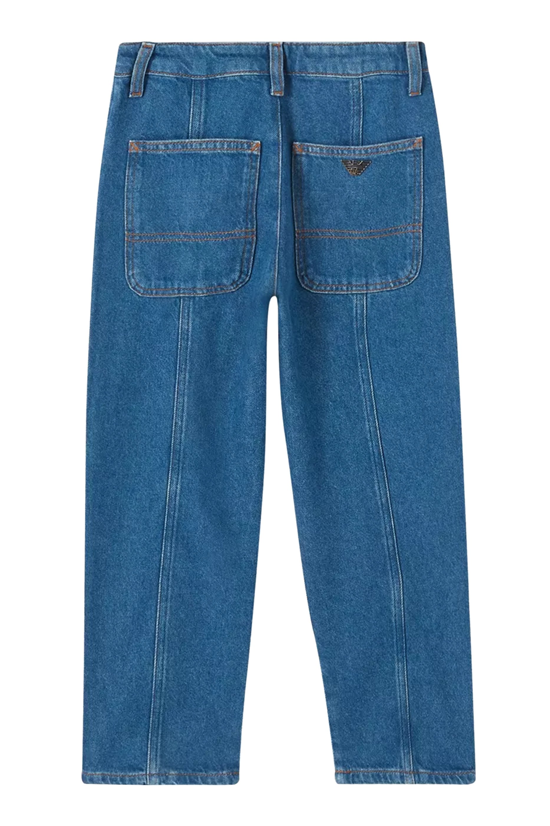 Kids 5 Pockets Denim Jeans 