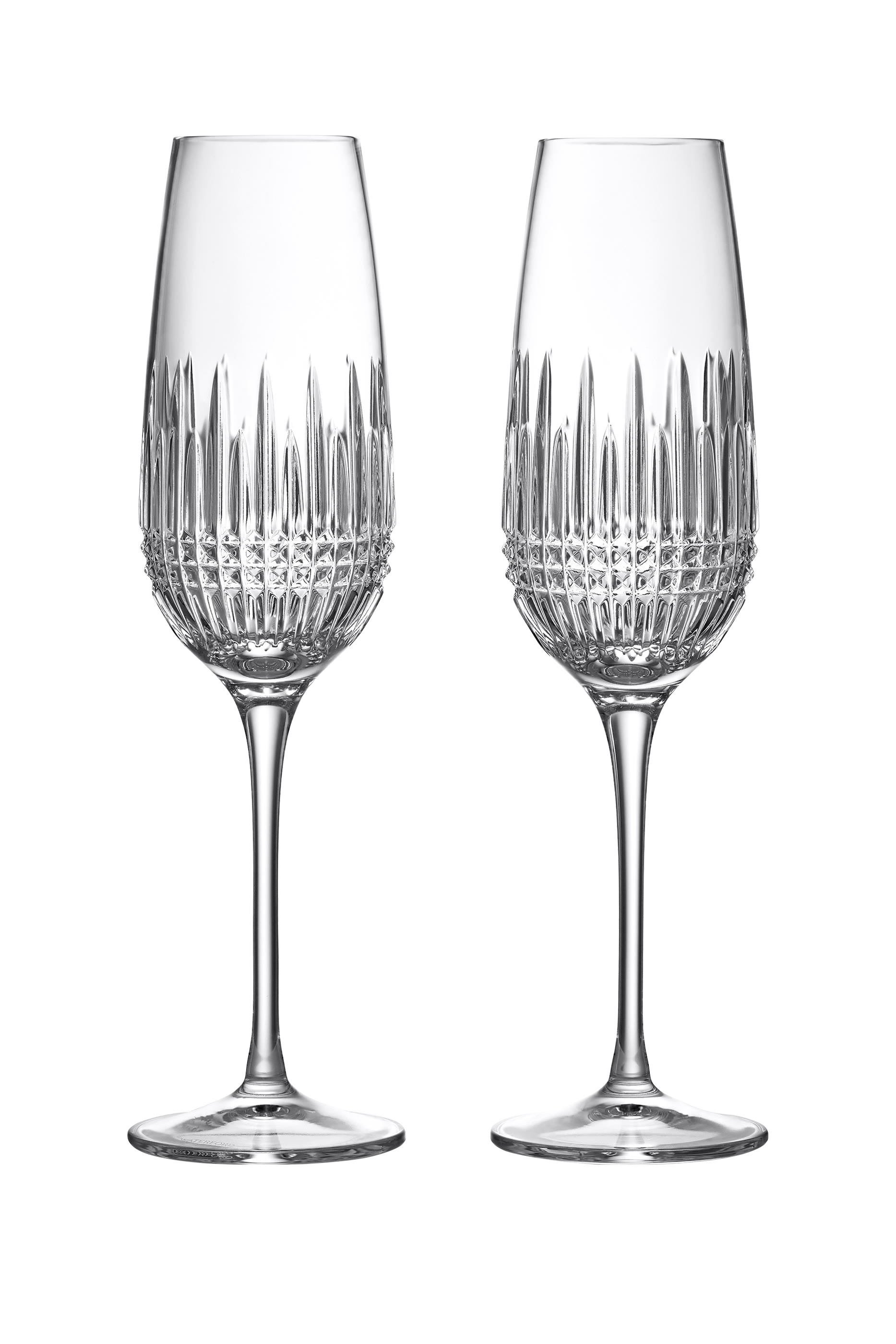 Lismore Diamond Essence Flute, Set of 2