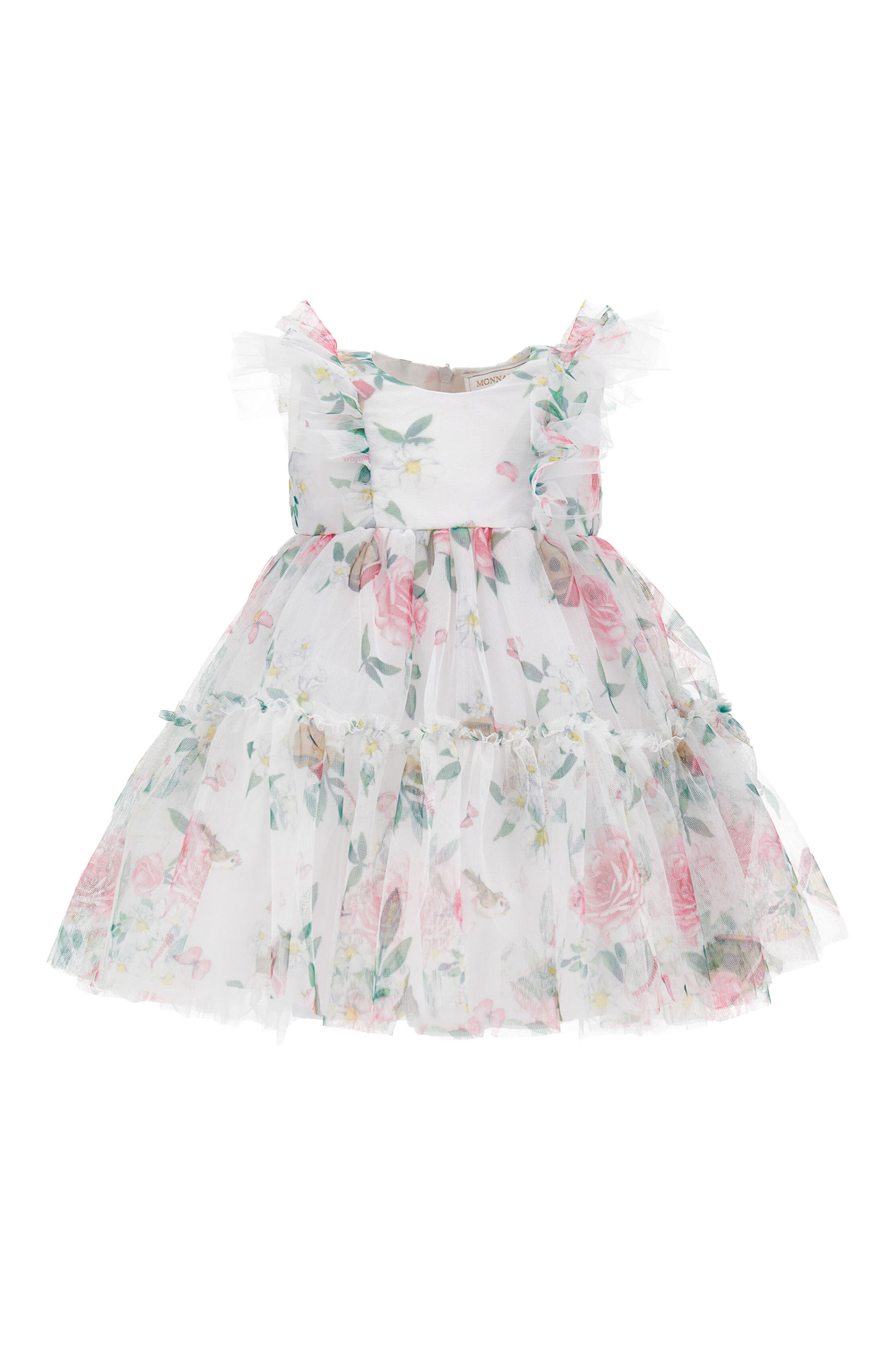 Kids Floral Tulle Dress