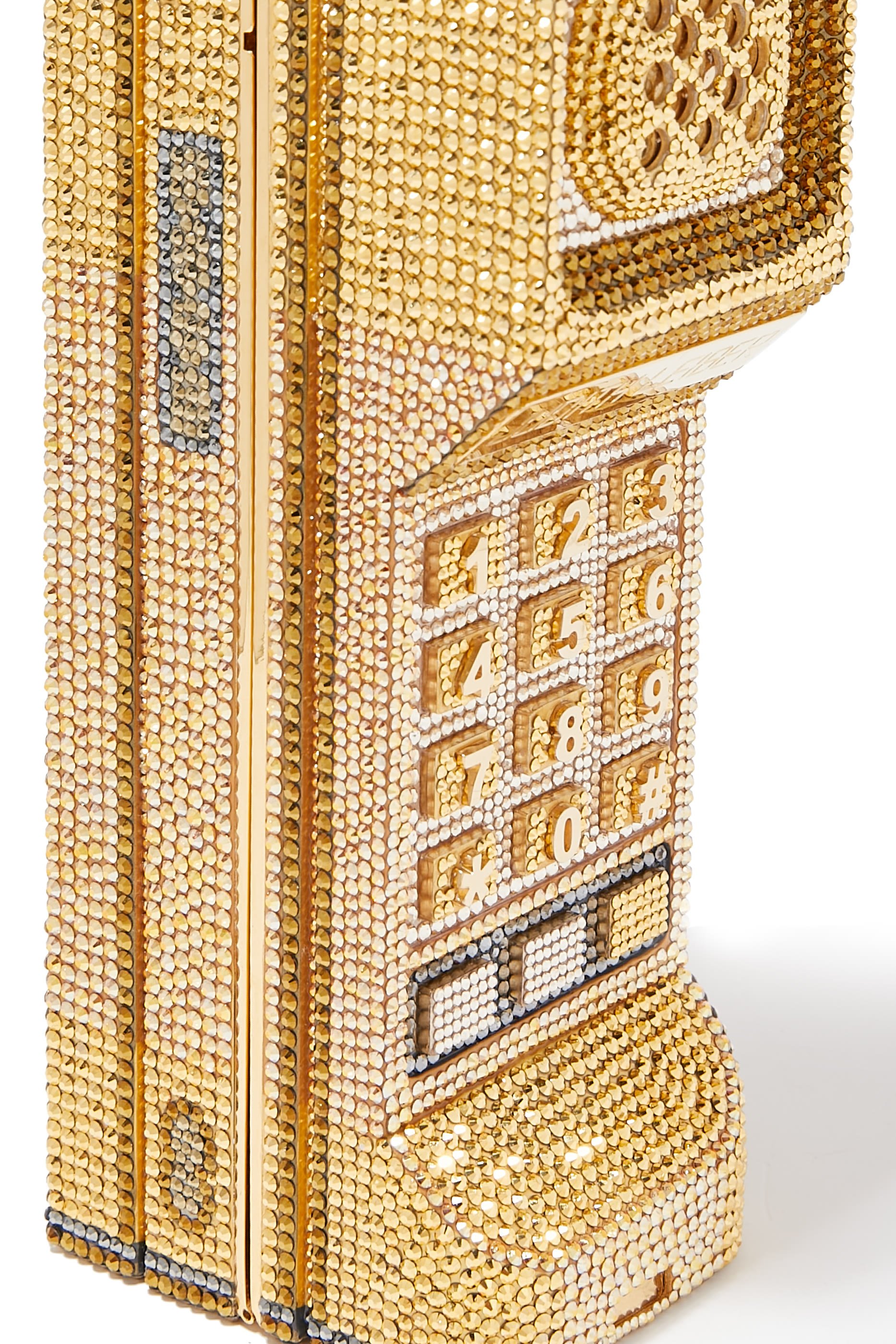 Brick Phone Call Me Clutch