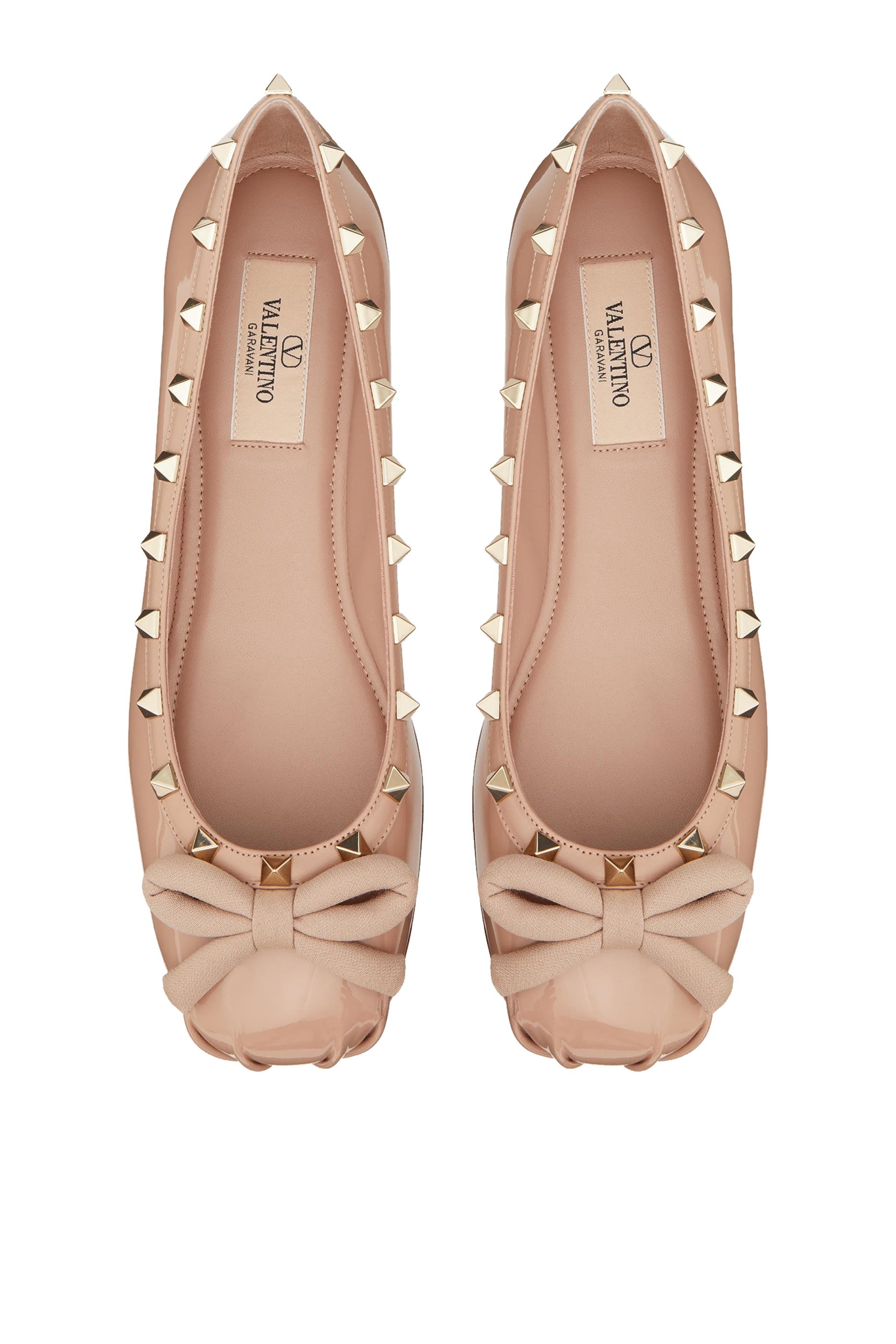  Rockstud Ballerina Flats