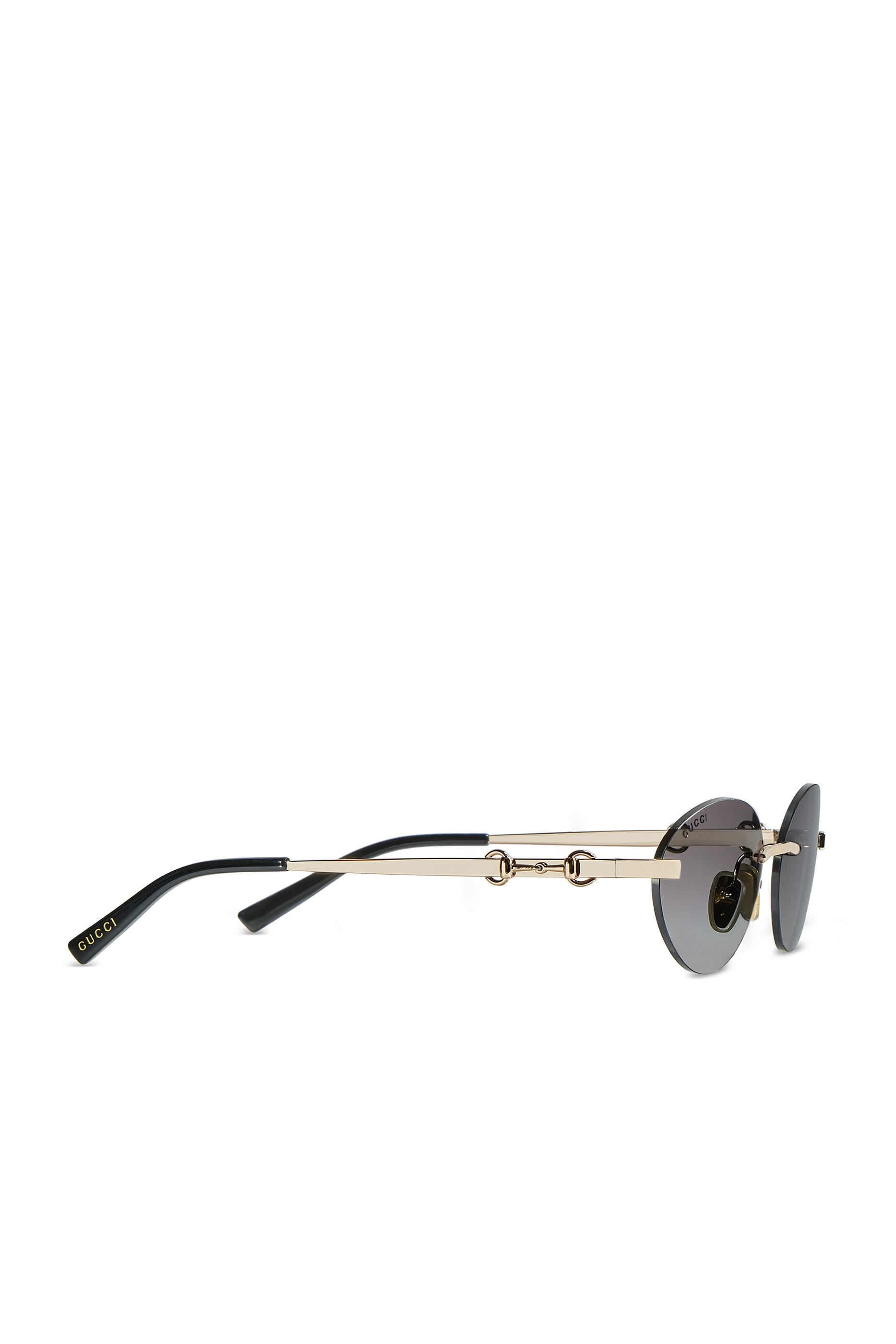 Frameless Oval Sunglasses 