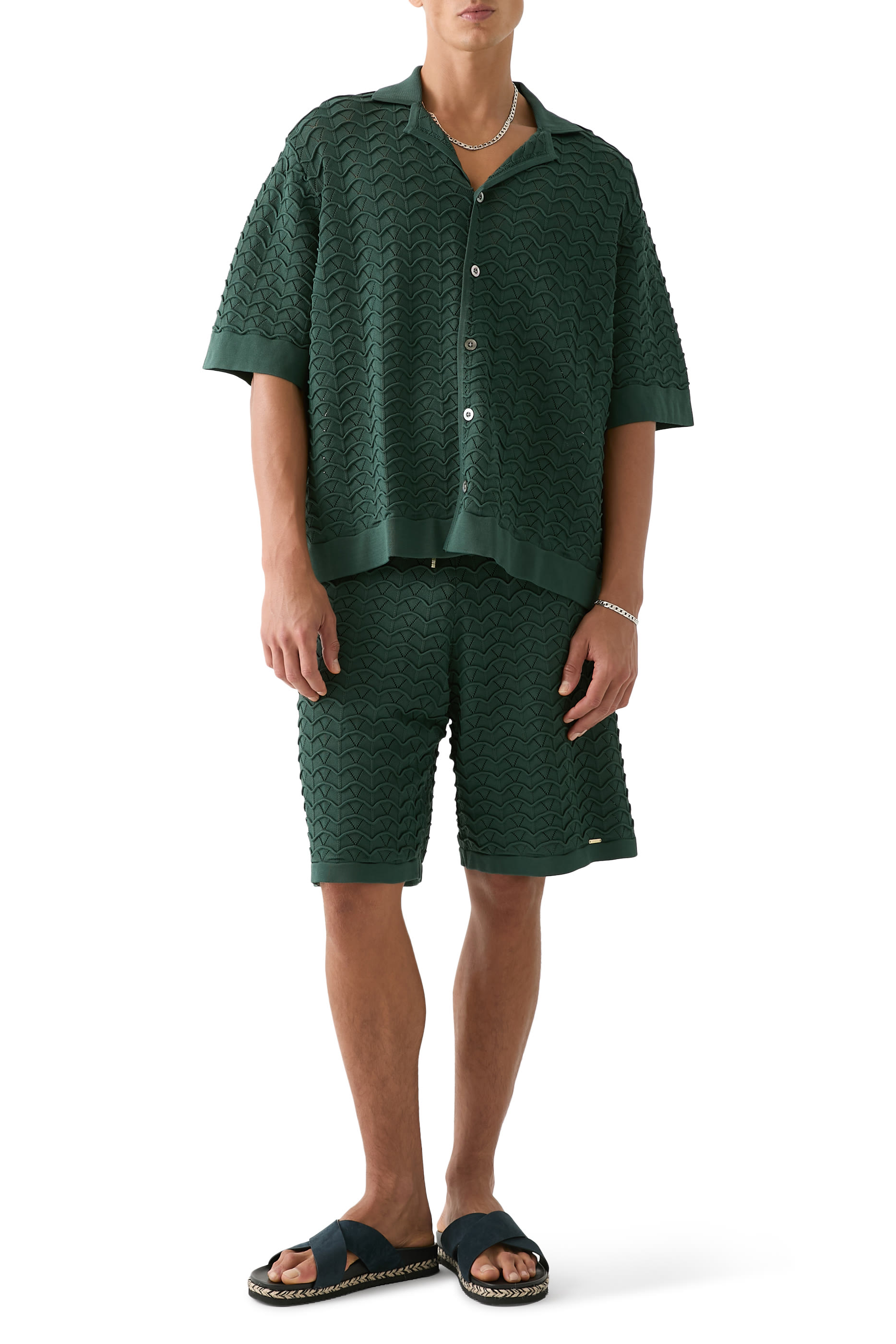 Ripple Rayon Knit Shirt