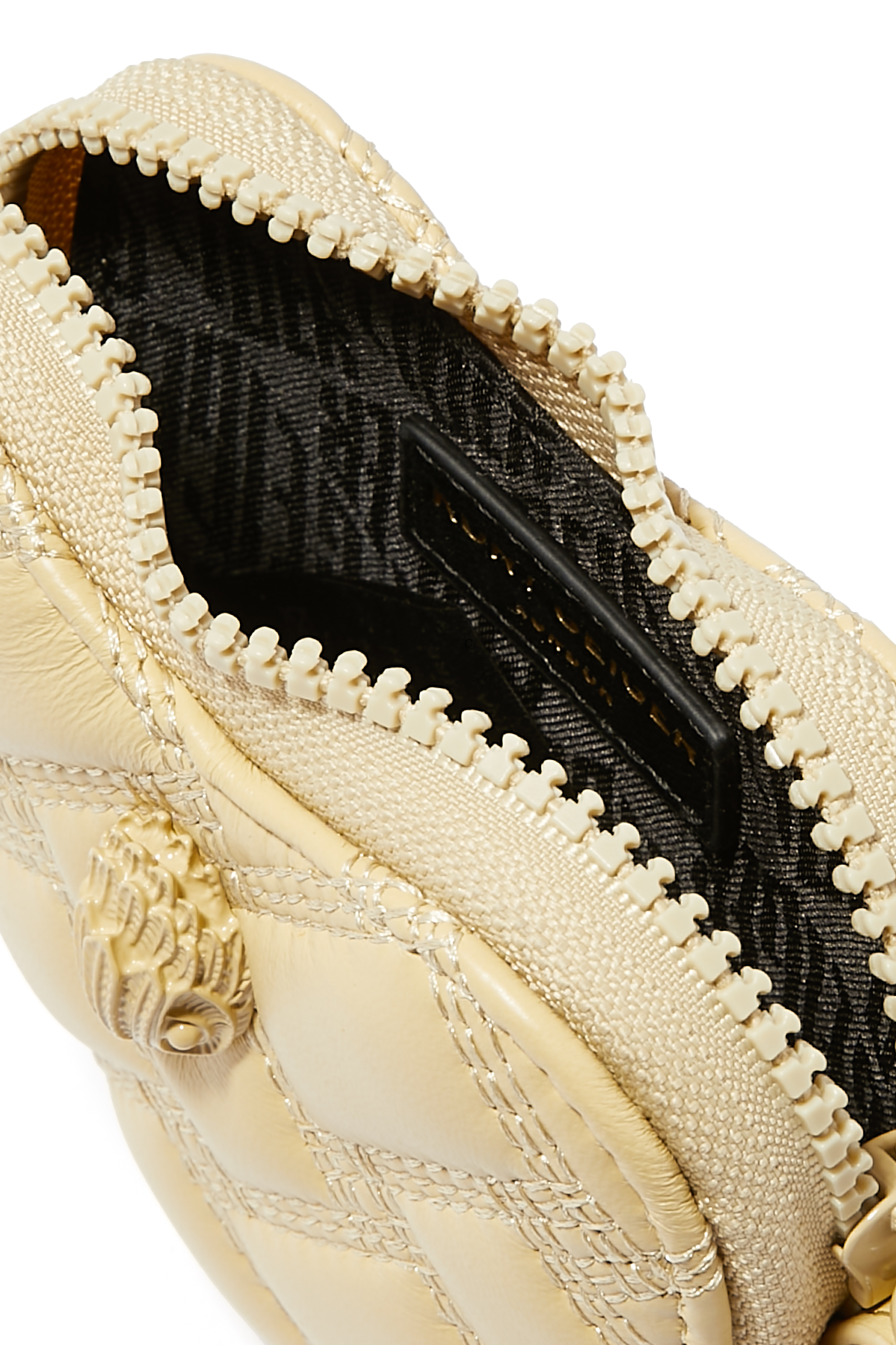 Kensington Croc-Embossed Heart Micro Crossbody Bag